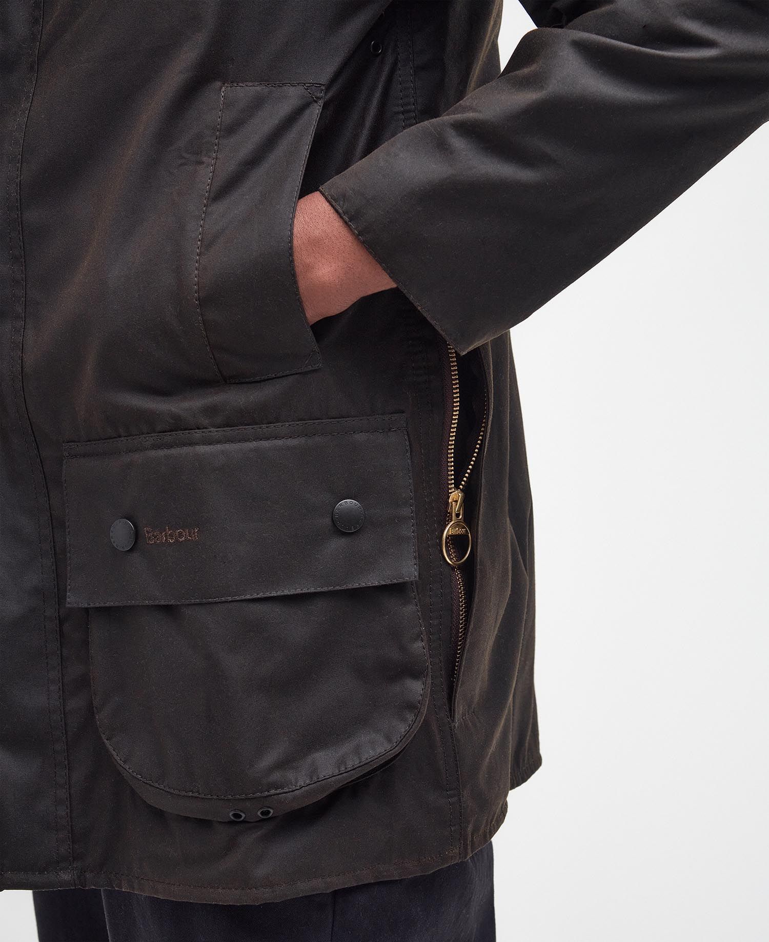 Classic Beaufort Waxed Jacket - Olive
