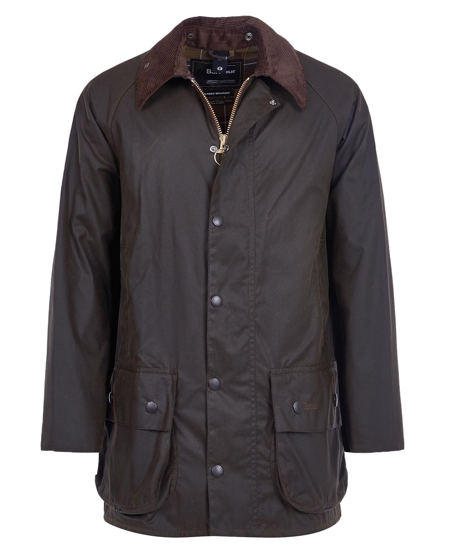Classic Beaufort Waxed Jacket - Olive