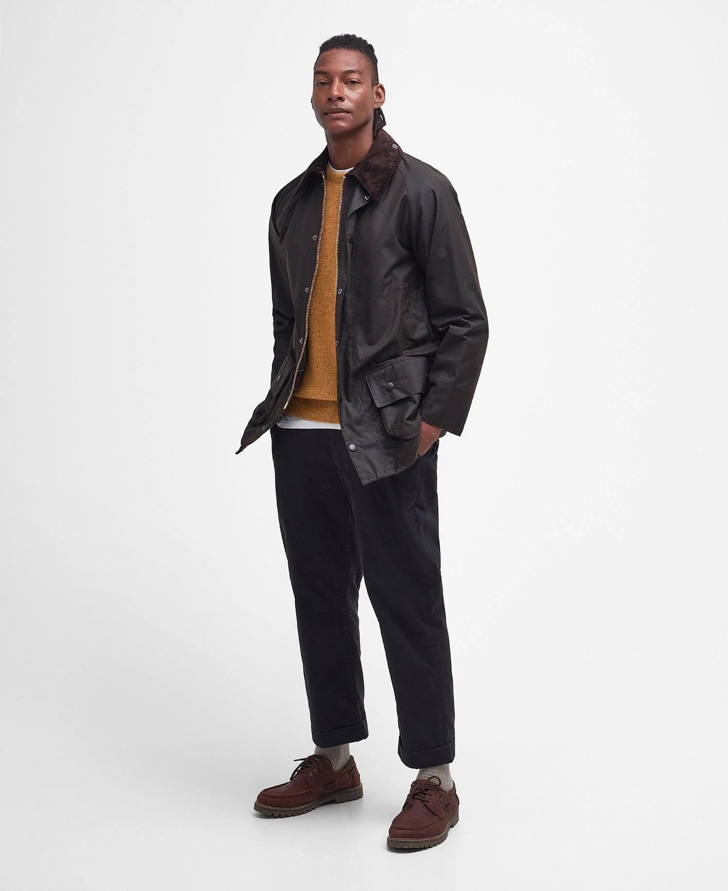 Classic Beaufort Waxed Jacket - Olive