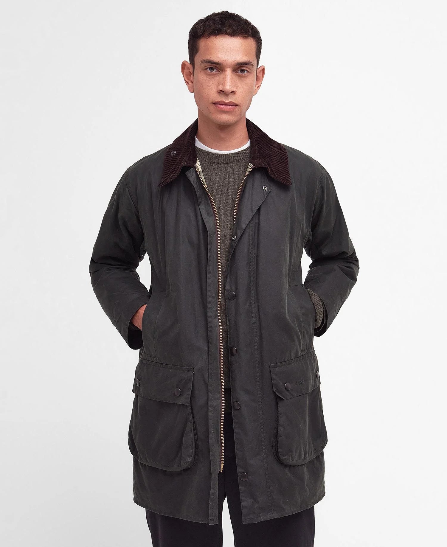 Border Wax Jacket - Sage