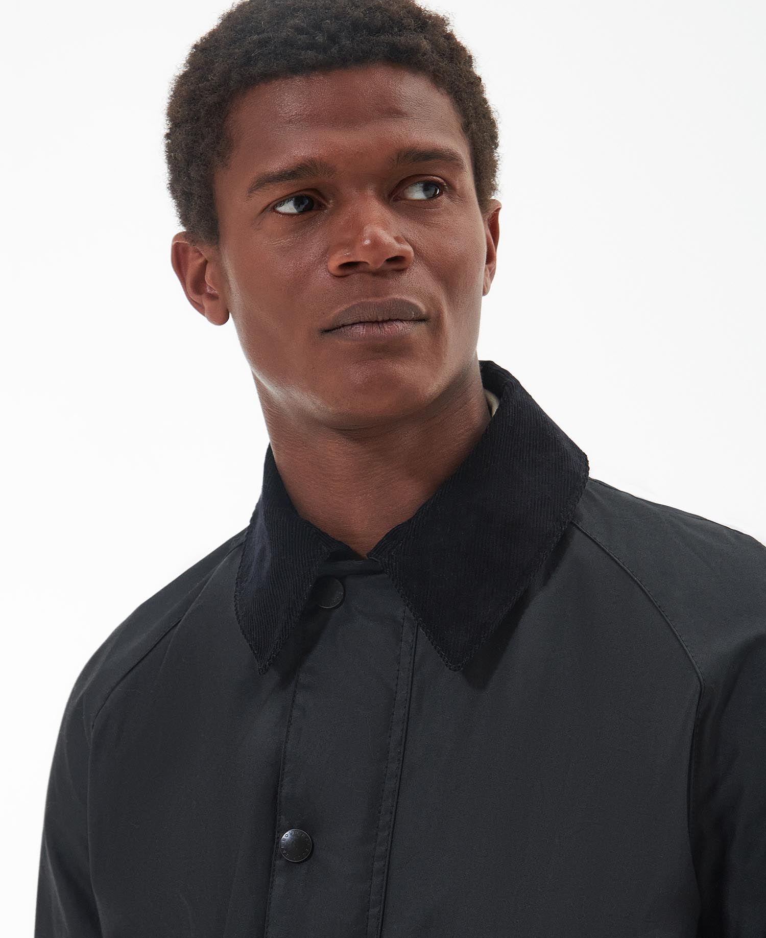 Men's Ashby Wax Jacket - Black/Classic