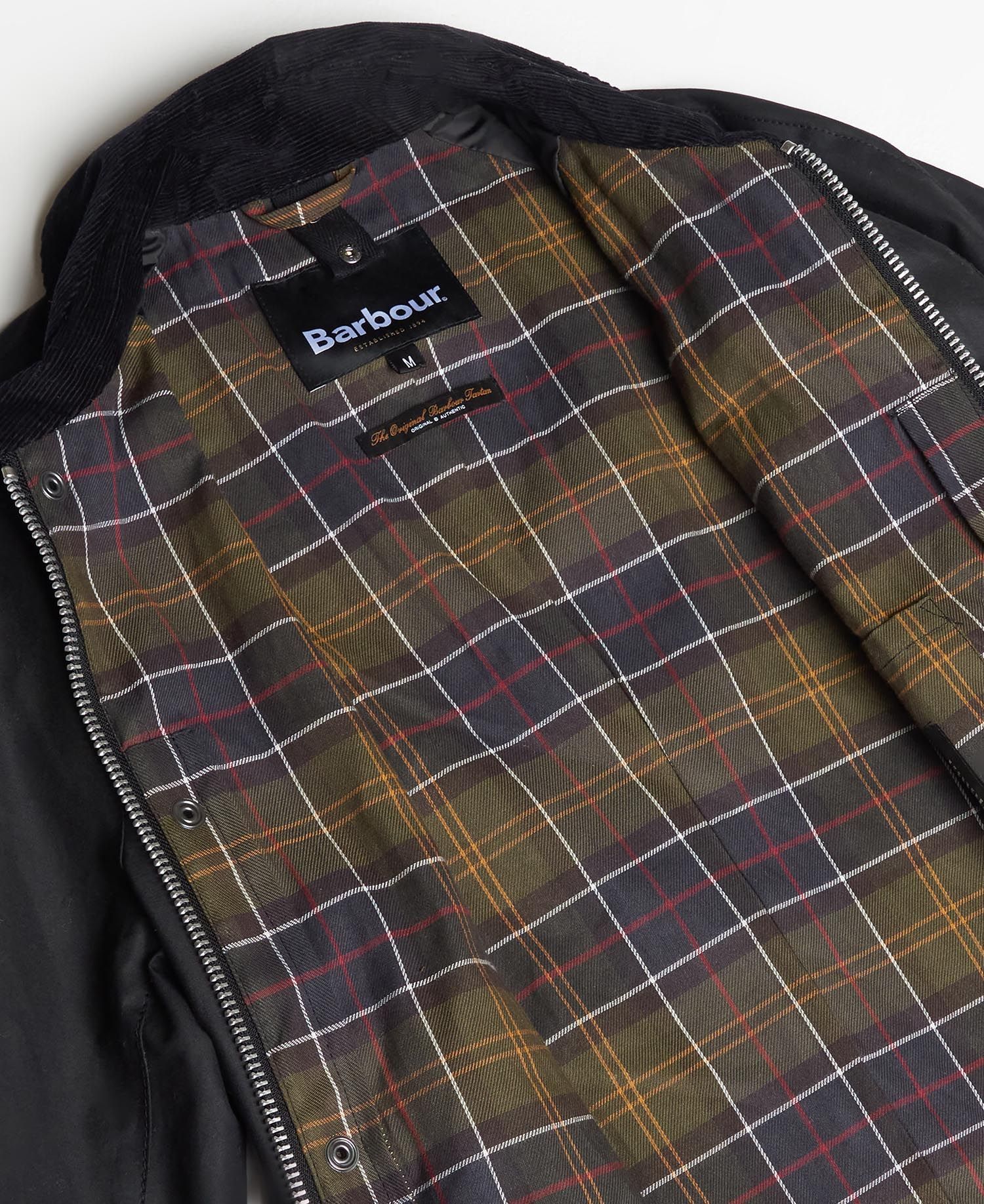 Men's Ashby Wax Jacket - Black/Classic
