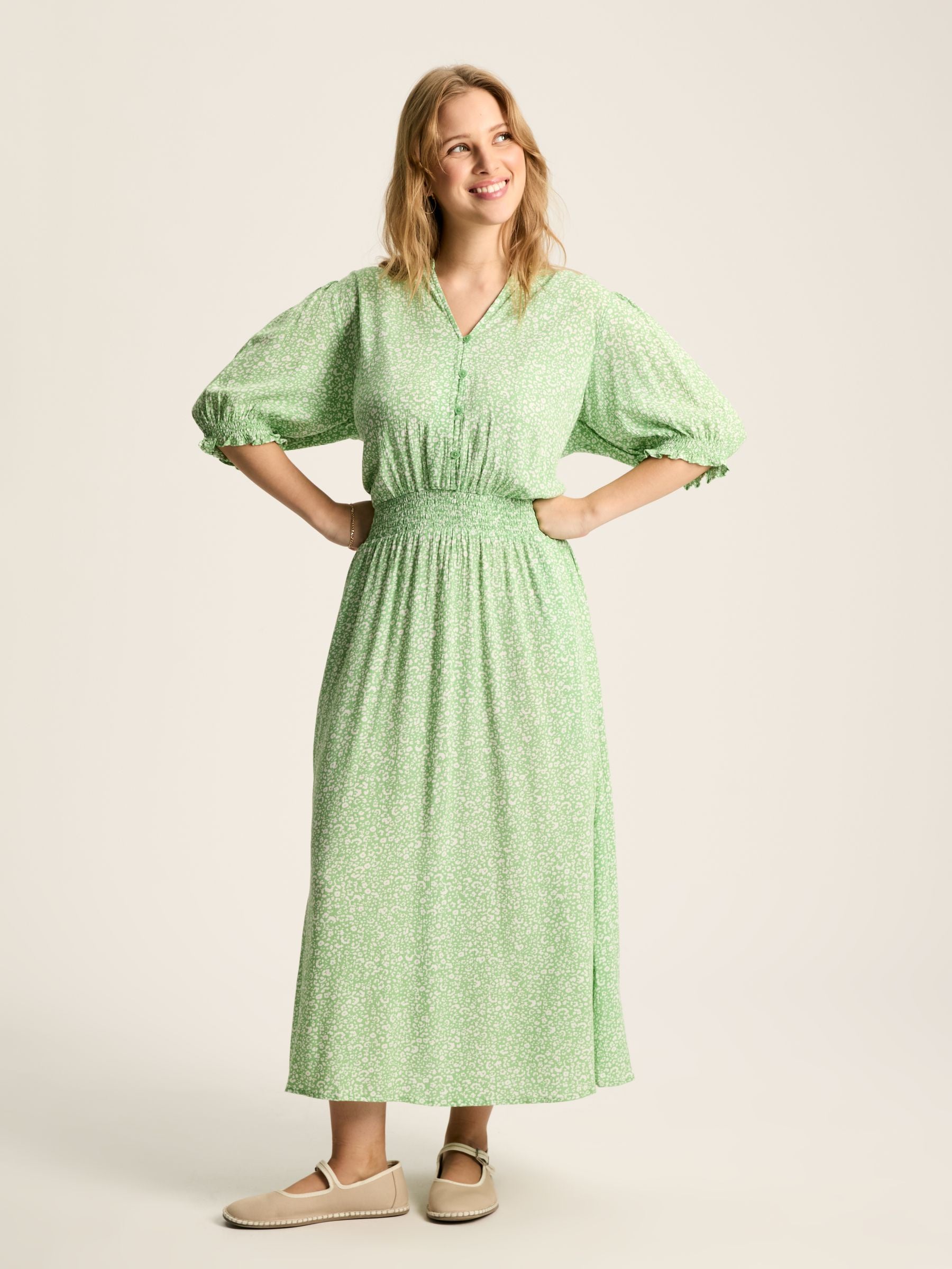 viscose midi dress uk Laurie Green Viscose Midi Dress 14