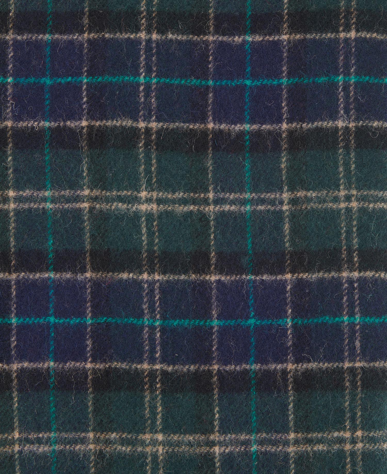 Tartan Lambswool Scarf - Green Loch