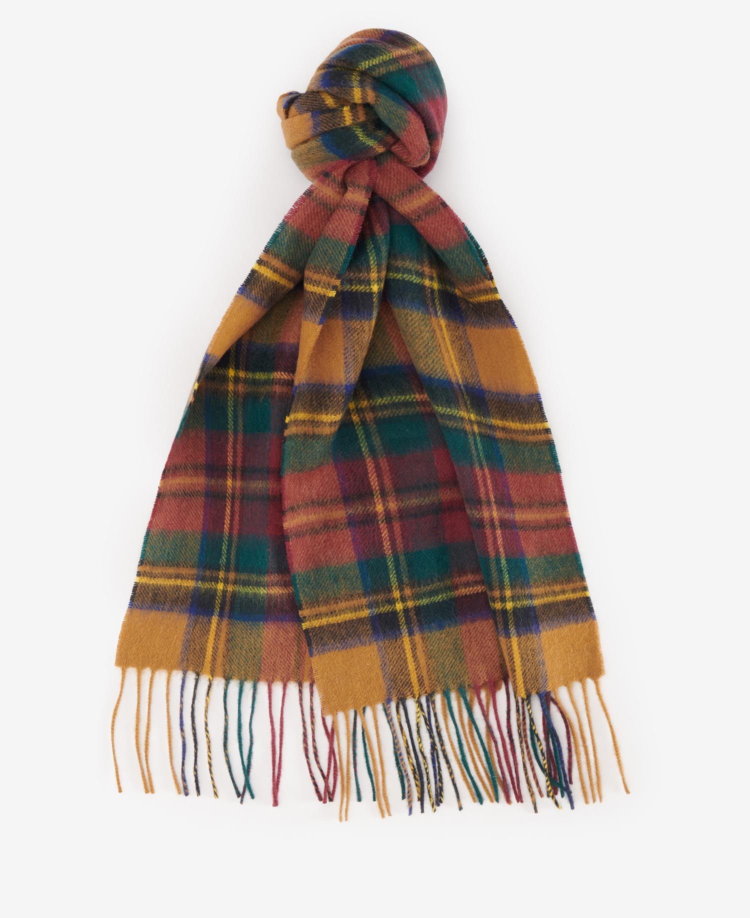 New Check Tartan Scarf - Harvest Gold