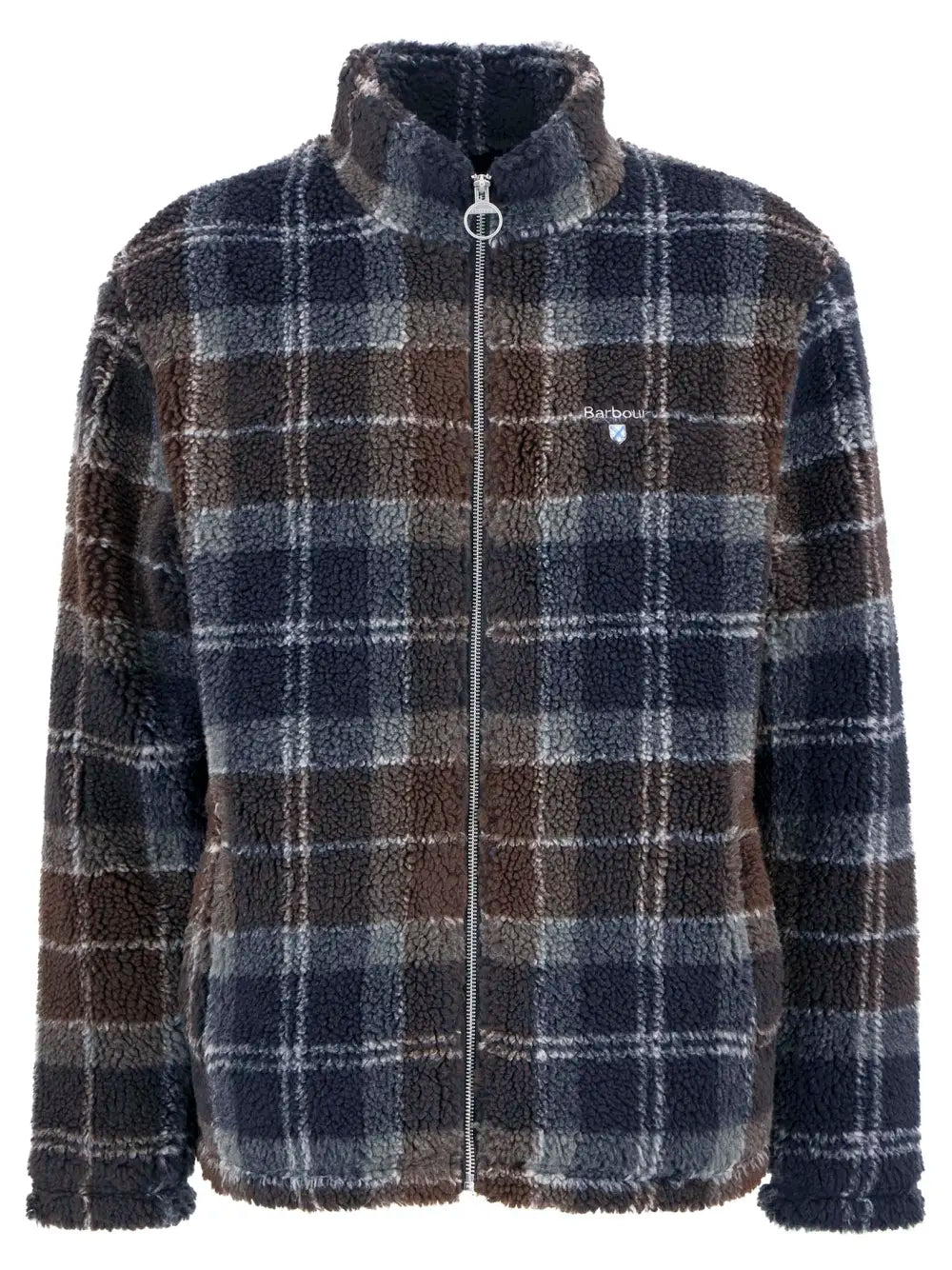 Tartan Sherpa Fleece - Midnight Oak Tartan