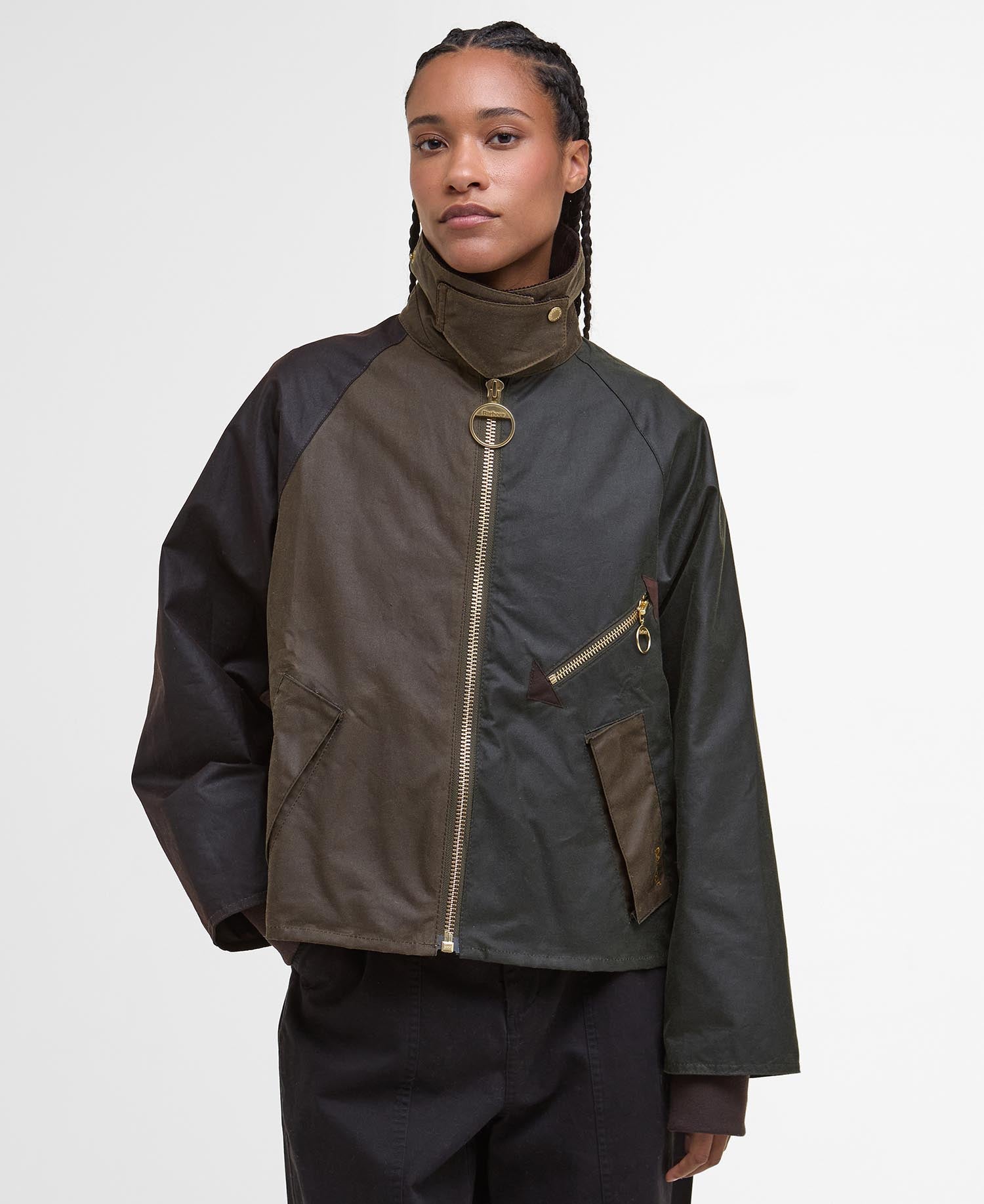 Arlene Waxed Jacket - Beech/Ancient Tartan