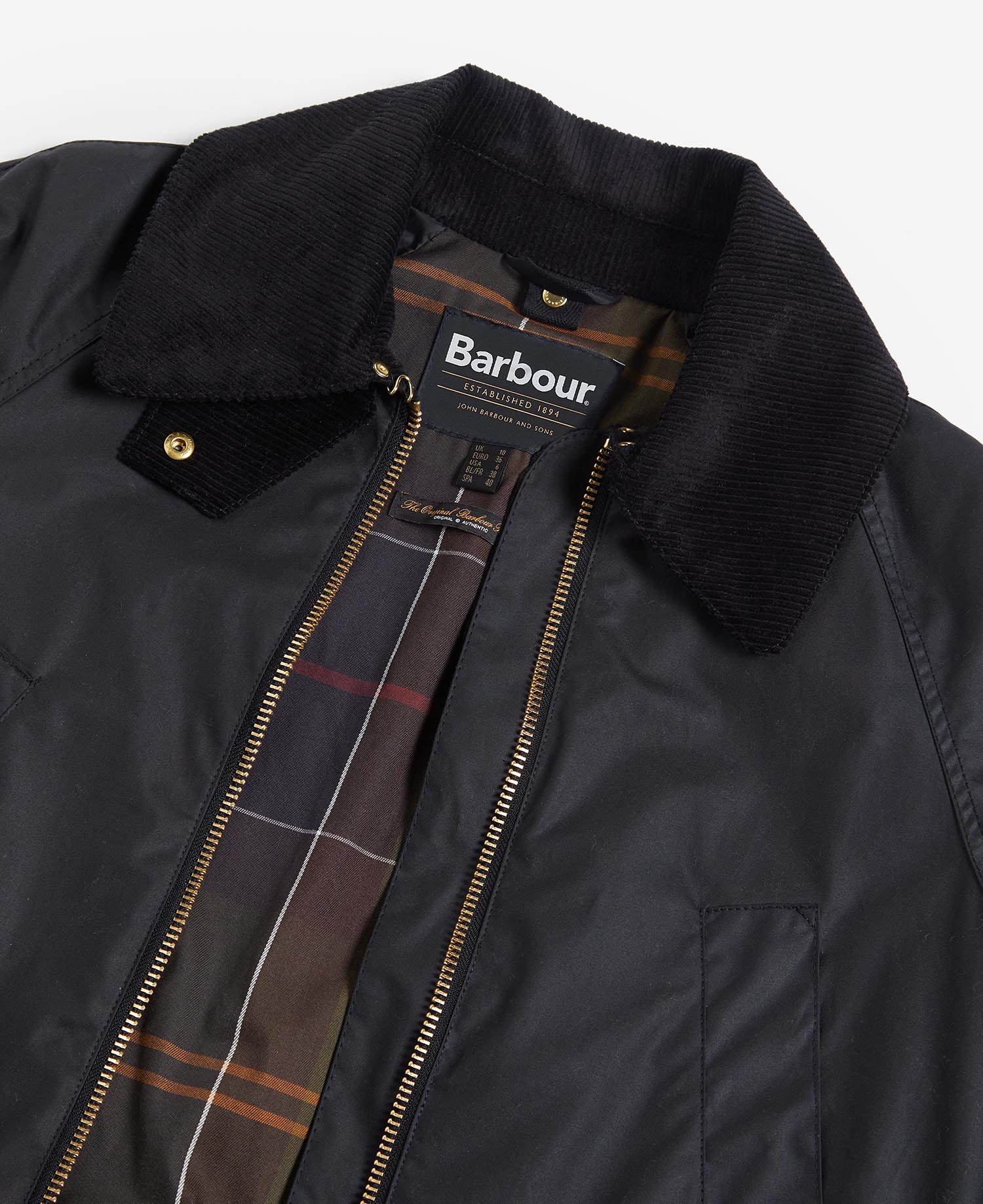Allerston Waxed Jacket - Black/Classic