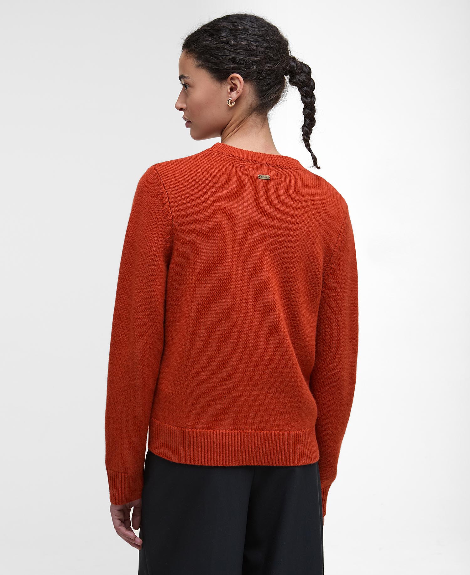 Woodhouse Crew Neck Jumper - Orange