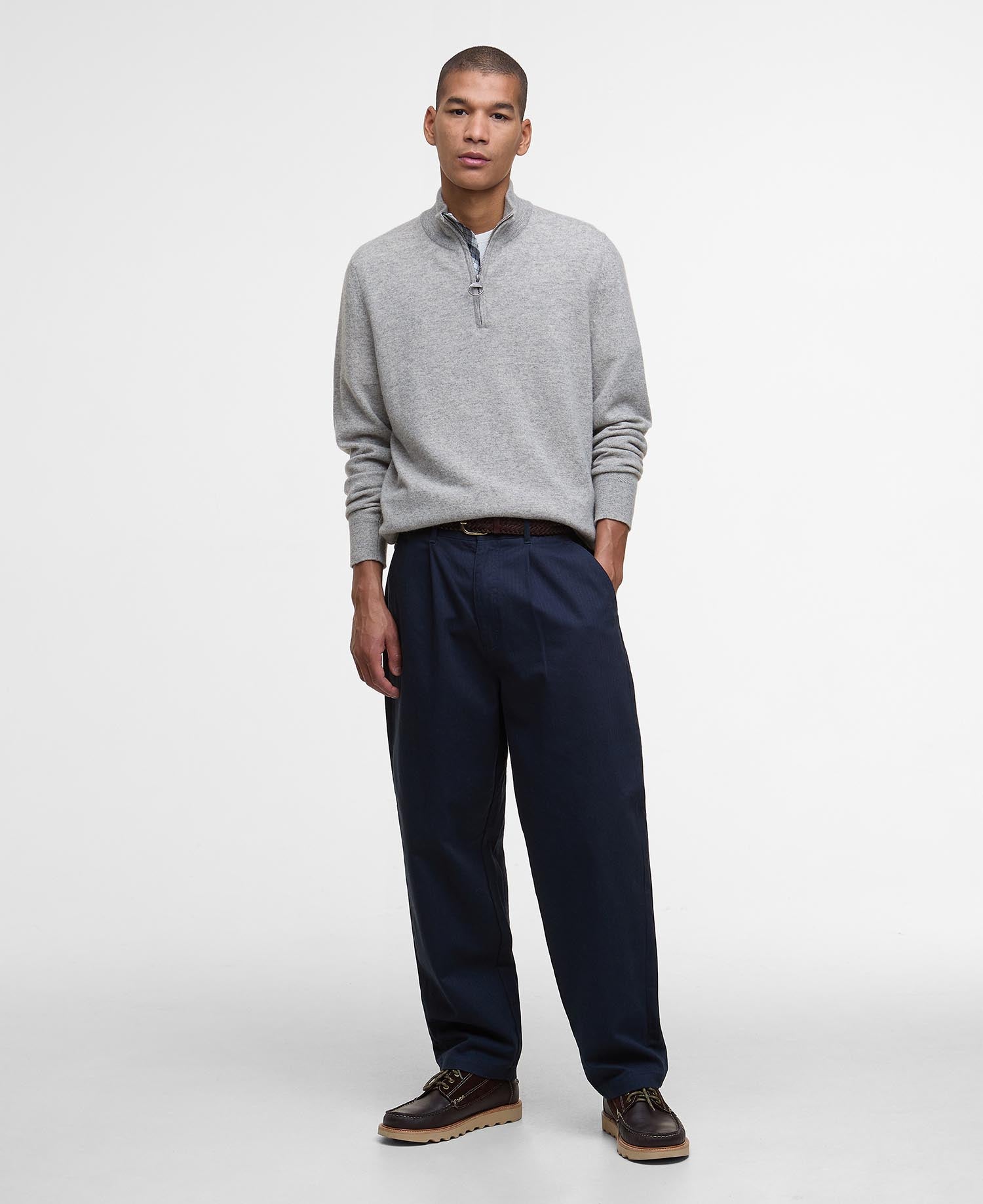 Waterbury Half-Zip Jumper - Mist