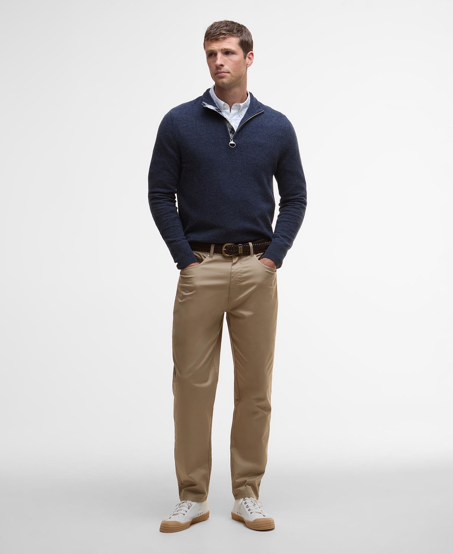 Waterbury Half-Zip Jumper - Navy