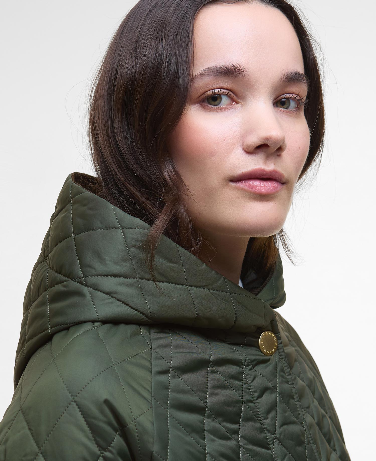 Hilary Quilted Jacket - Olive/Ancient Tartan
