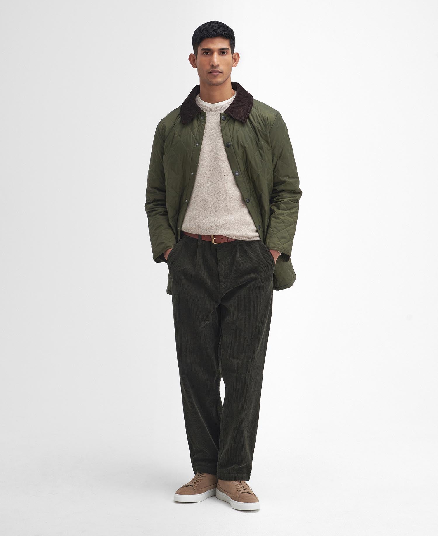 Heritage Liddesdale Quilted Jacket - Olive