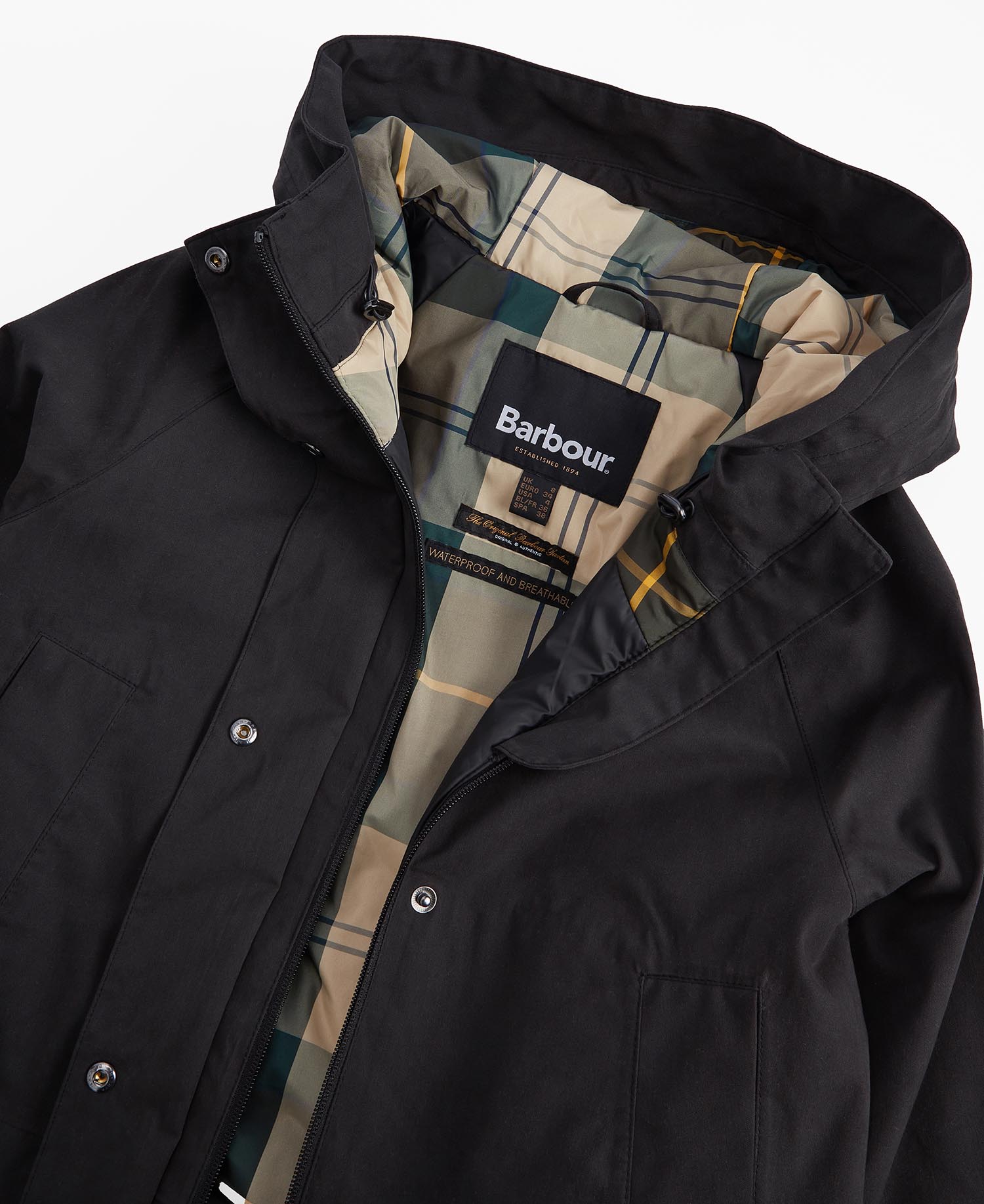 Winter Beadnell Waterproof Jacket - Black/Ancient