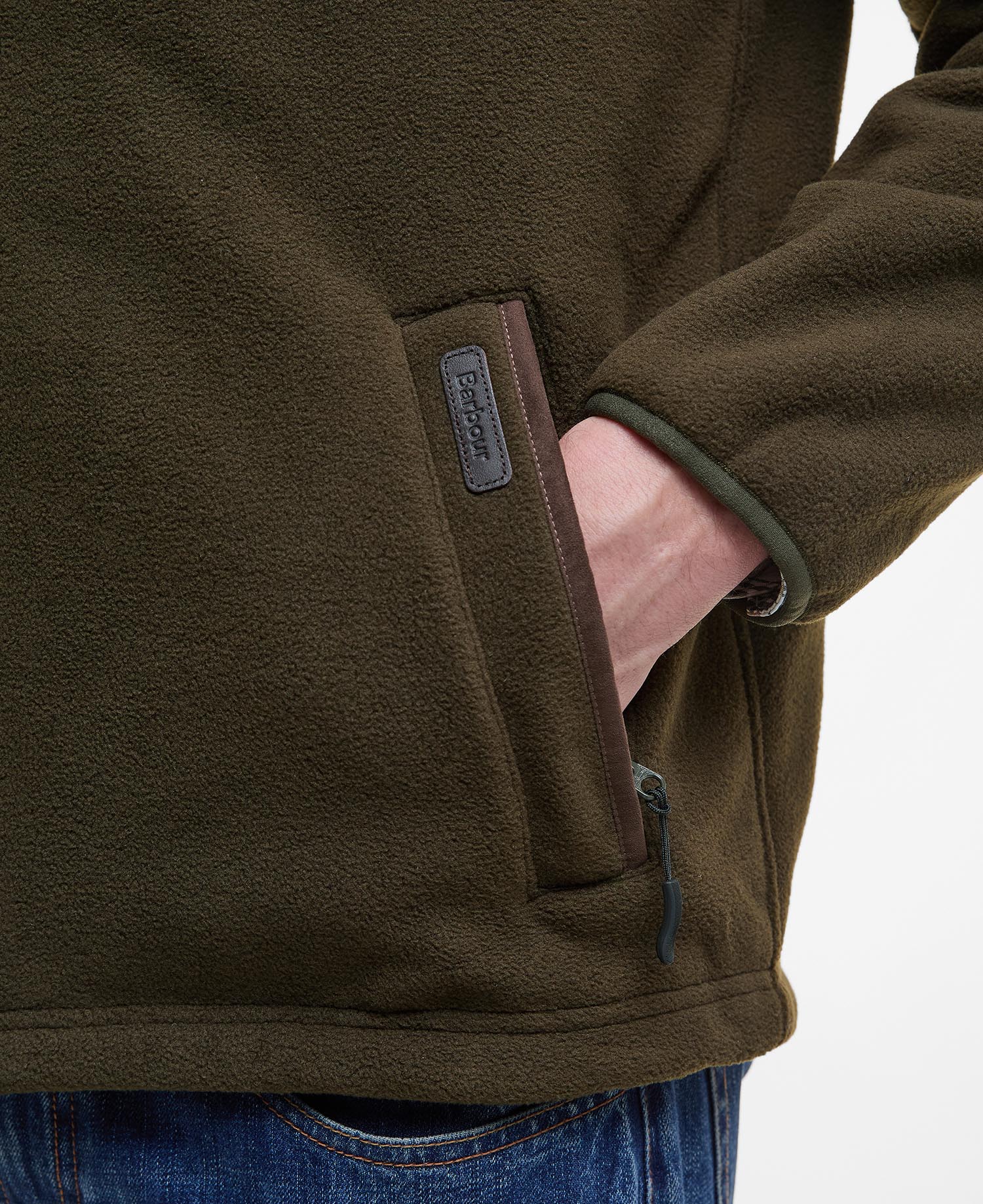 Active Fleece Jacket - Olive