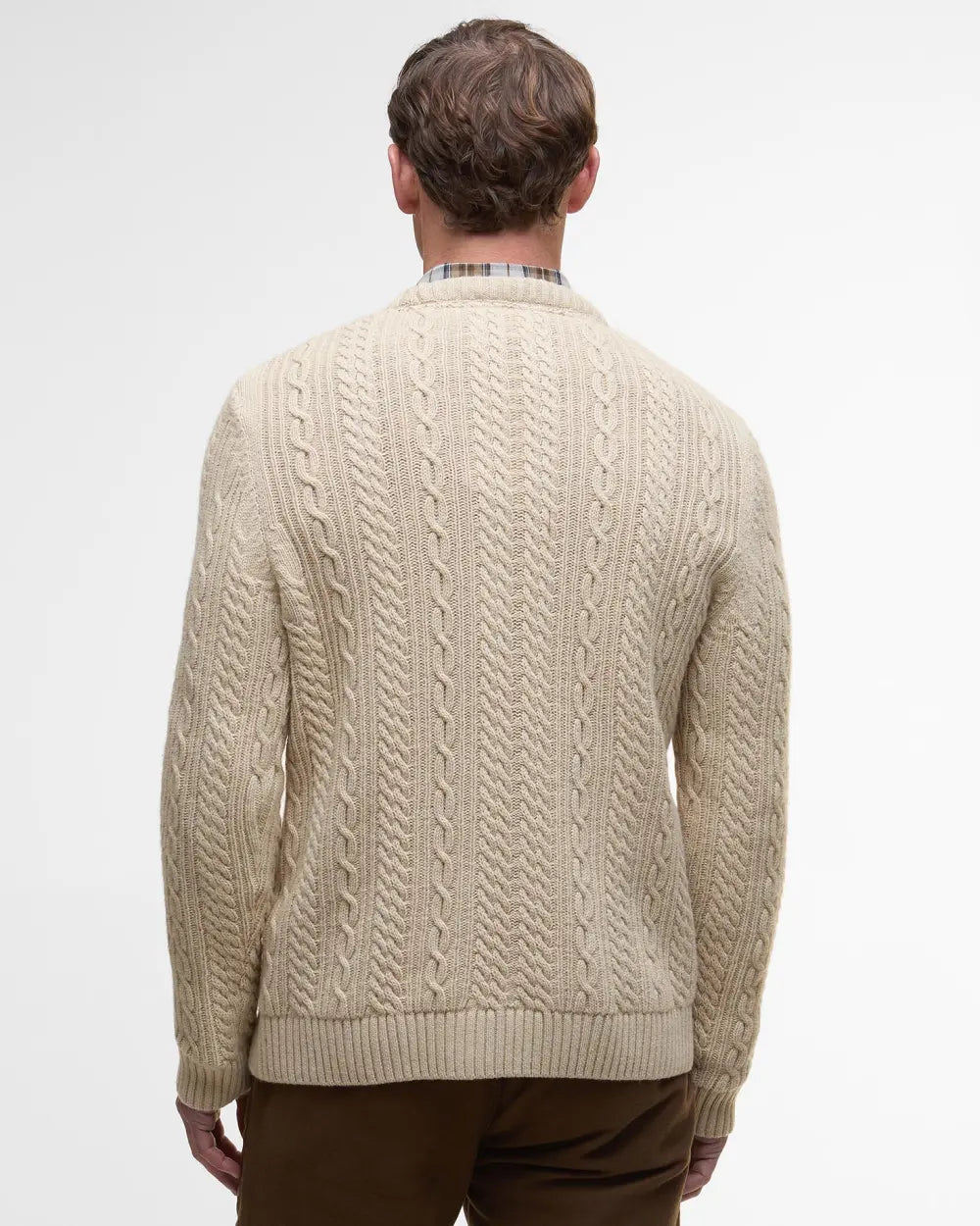 Lowfen Cable-Knit Jumper - Stone