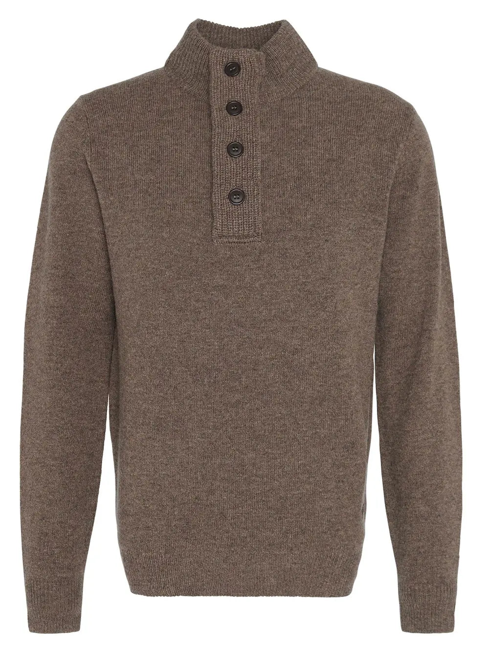 Essential Elbow Patch Jumper - Dark Stone