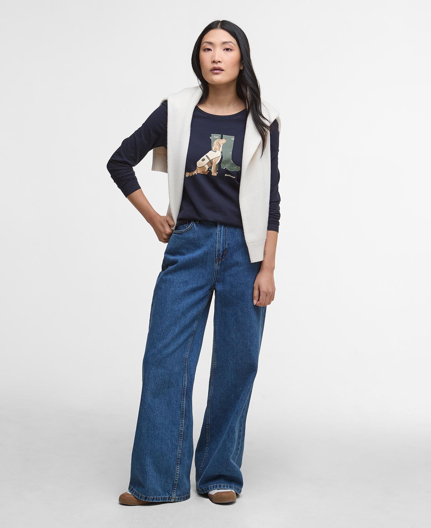Hedley Long-Sleeved T-Shirt - Navy