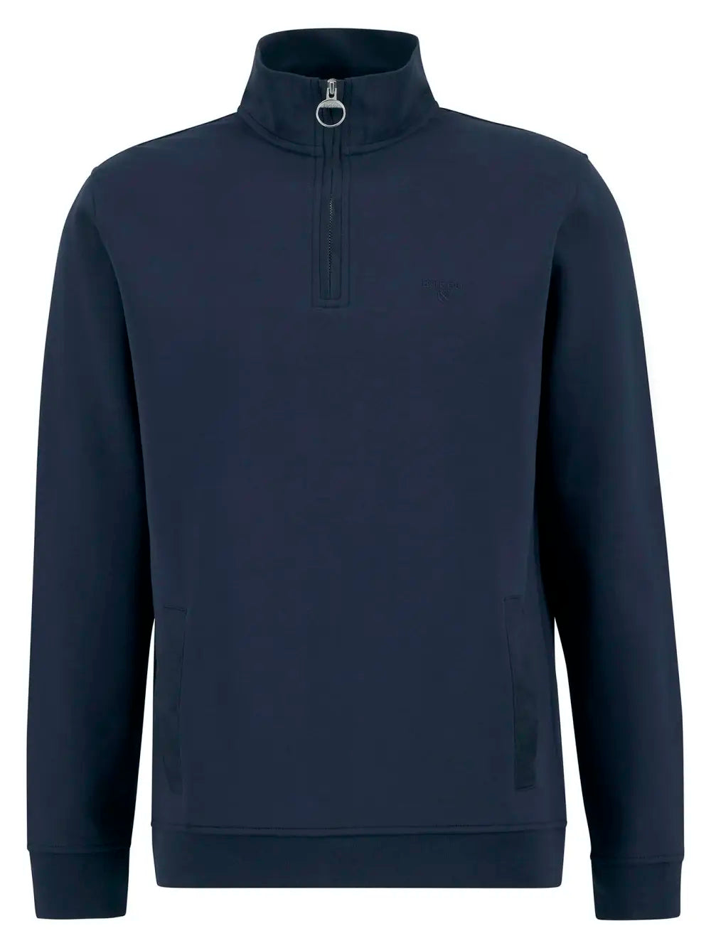 Lambeth Interlock Half-Zip Sweatshirt - Navy