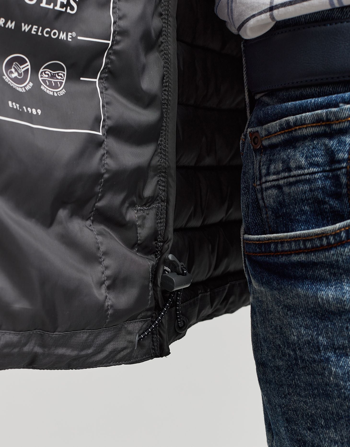 Men's Go To Padded Gilet - Grey Metal