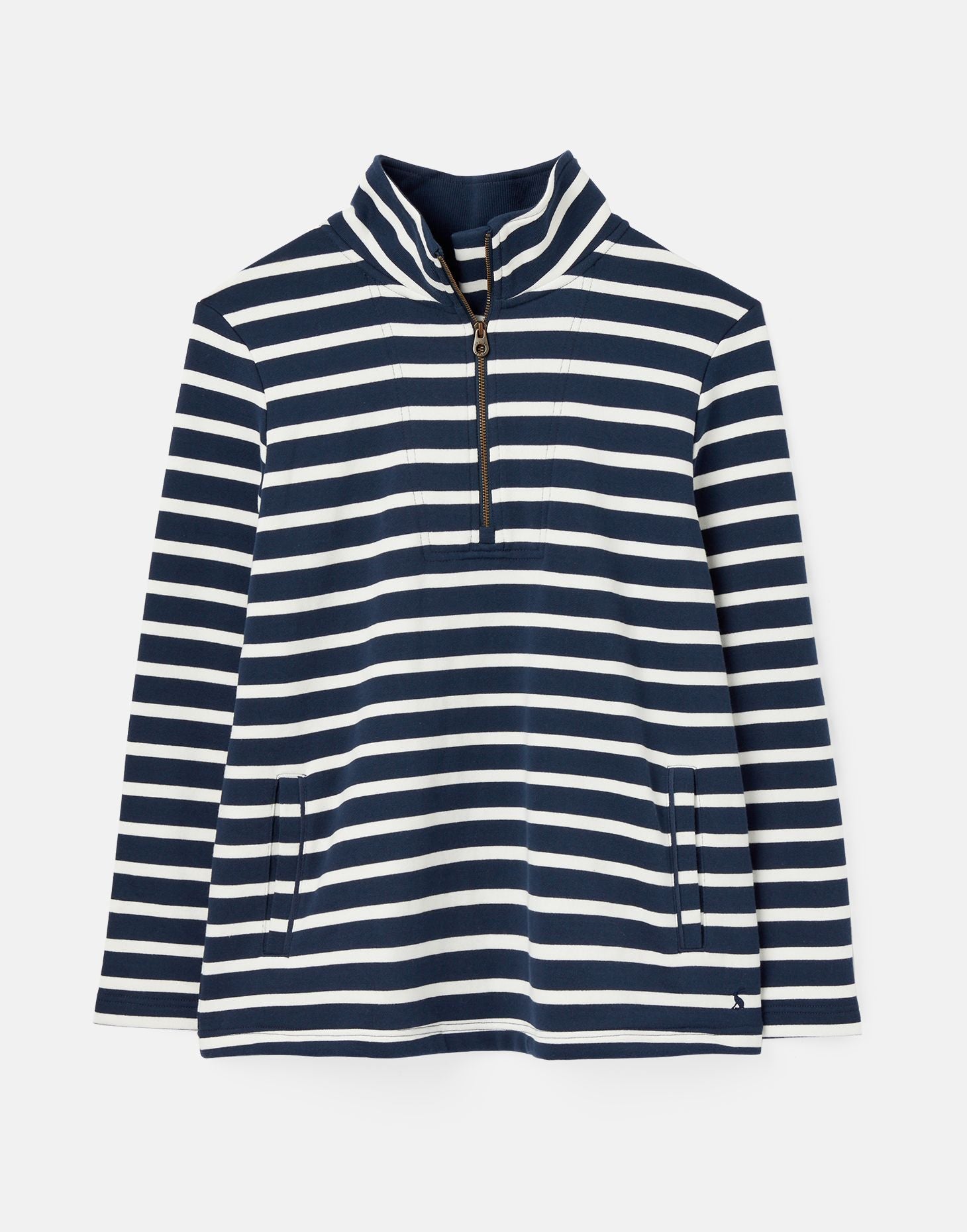 Women's Pip Stripe Sweatshirt - Navy Cream Stripe