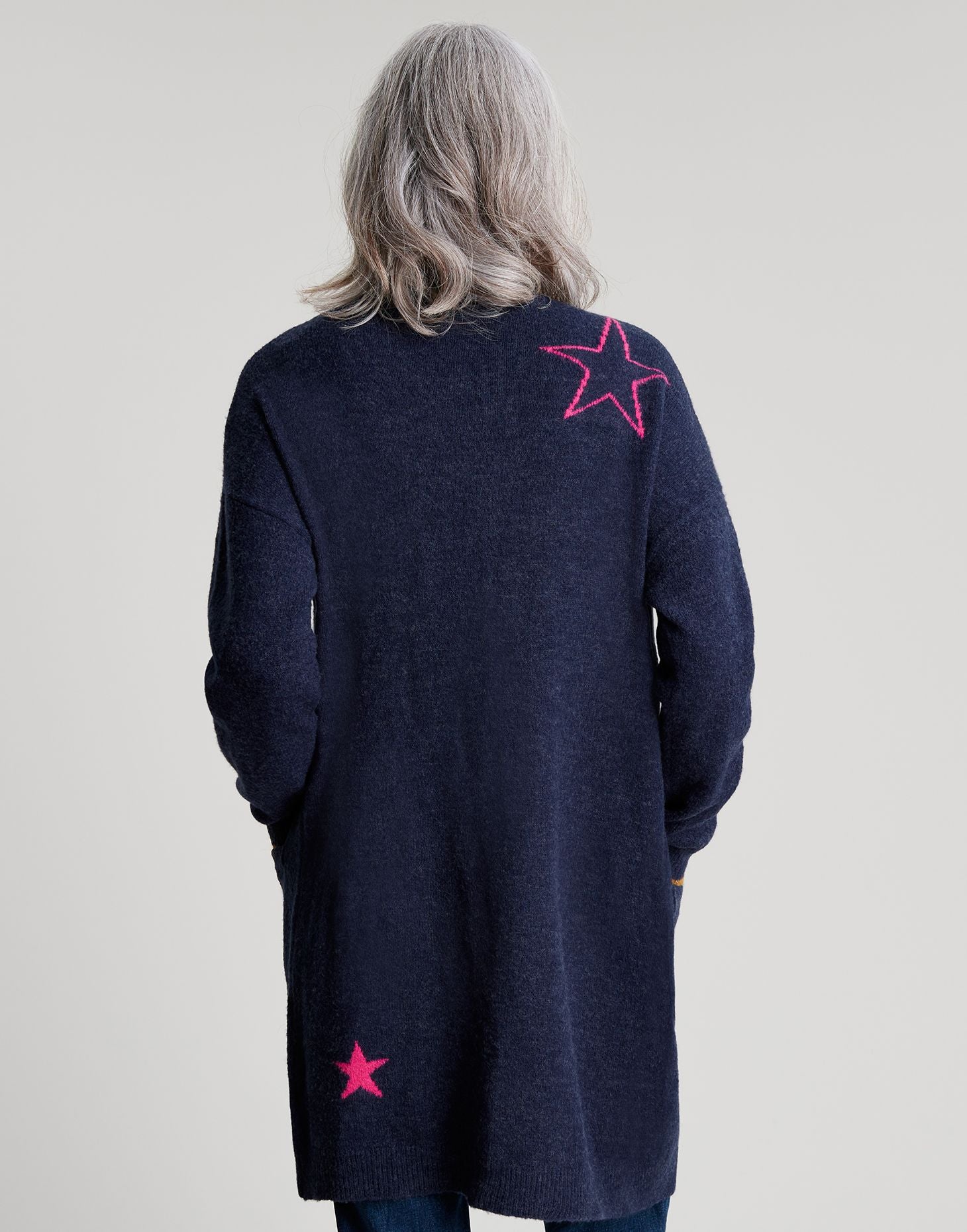 Ann Star Intarsia Cardigan