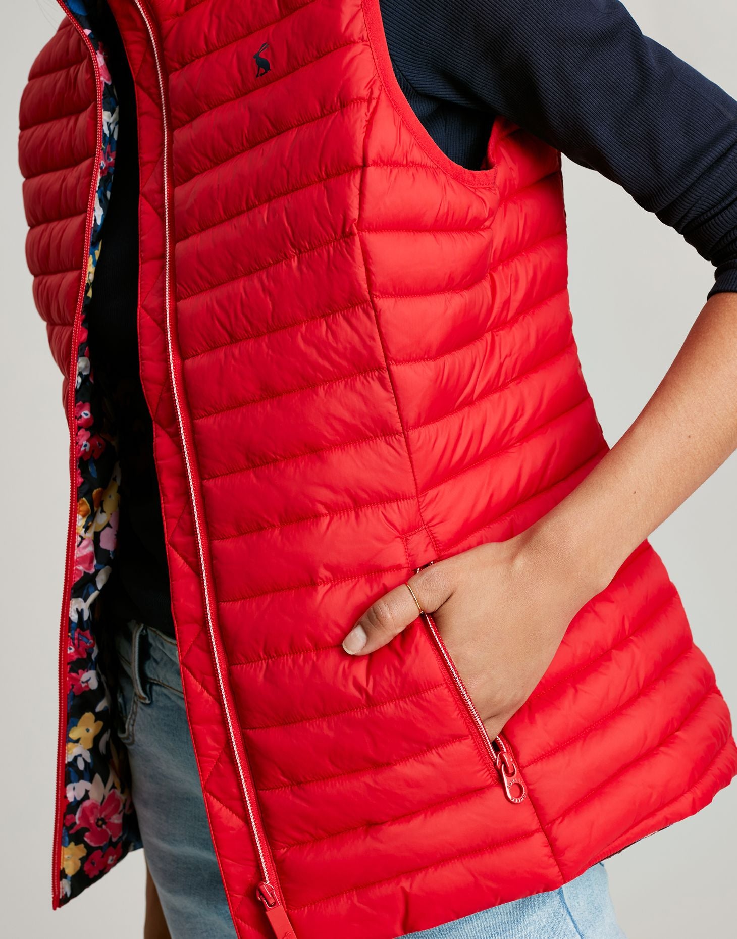 Snug Water Resistant Packable Gilet - Red