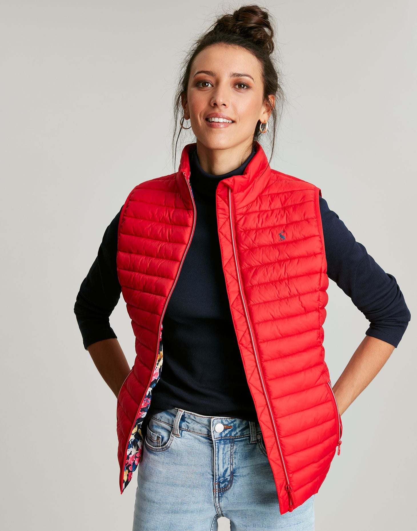 Snug Water Resistant Packable Gilet - Red