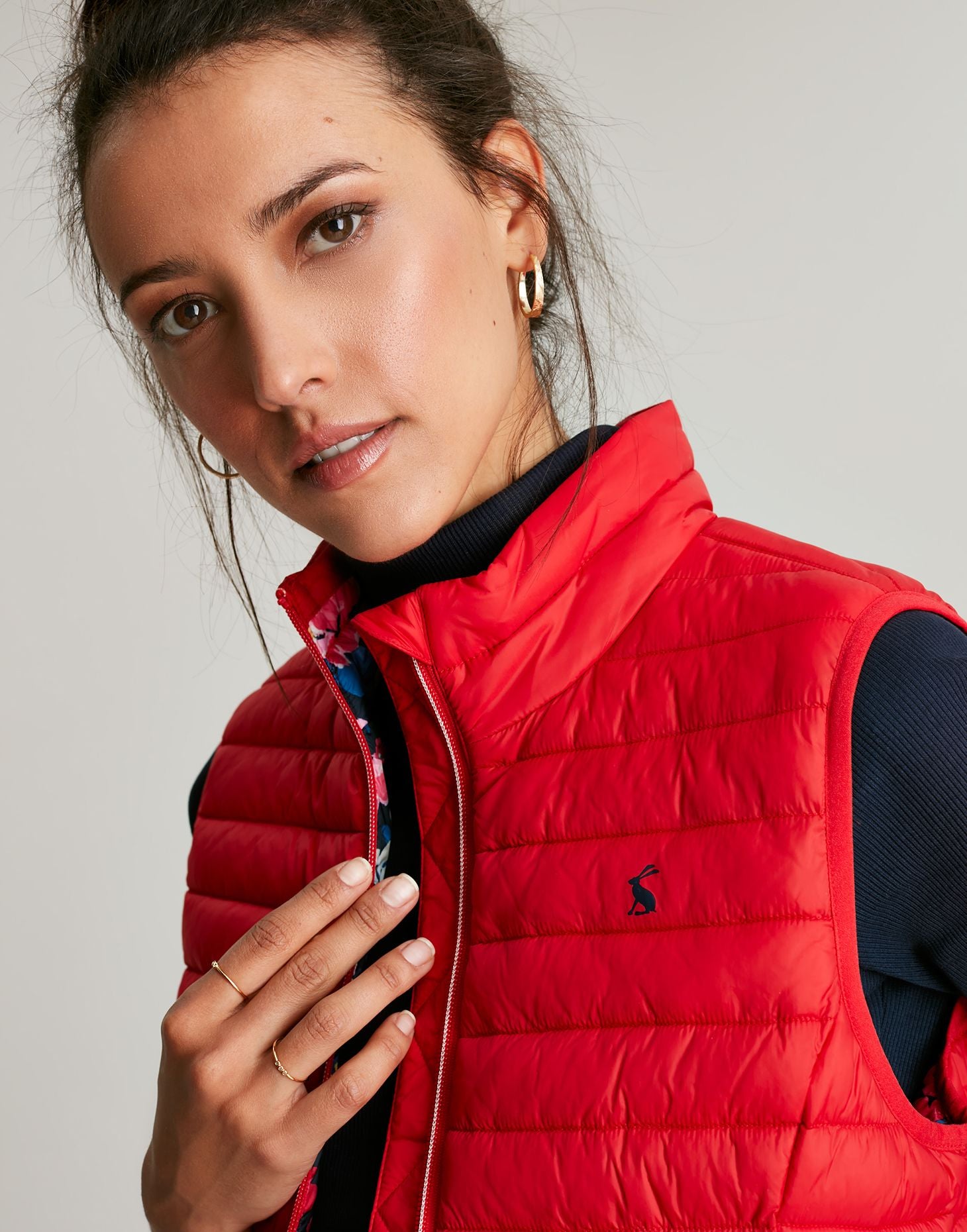 Snug Water Resistant Packable Gilet - Red