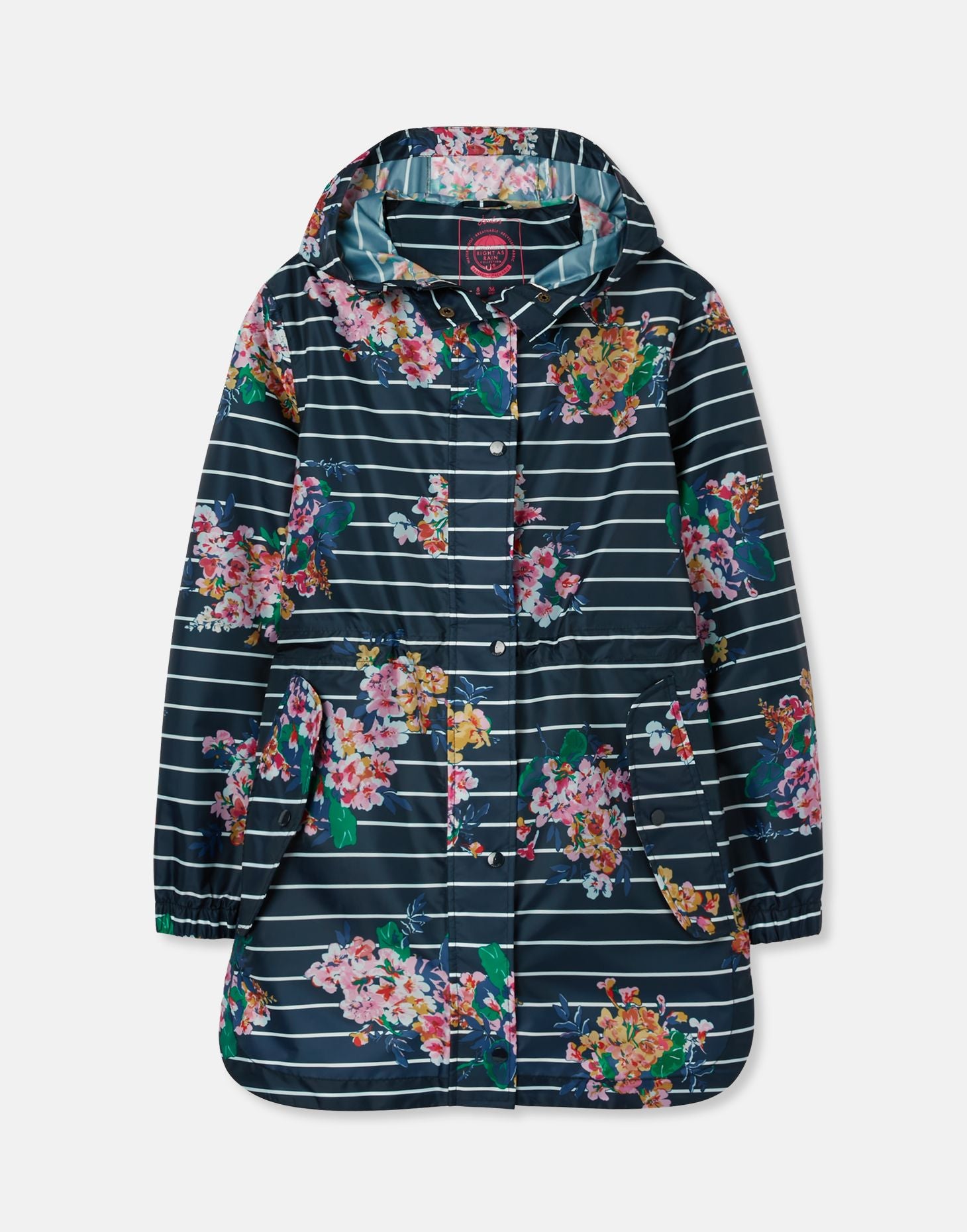 Golightly Printed Waterproof Packaway - Floral Stripe