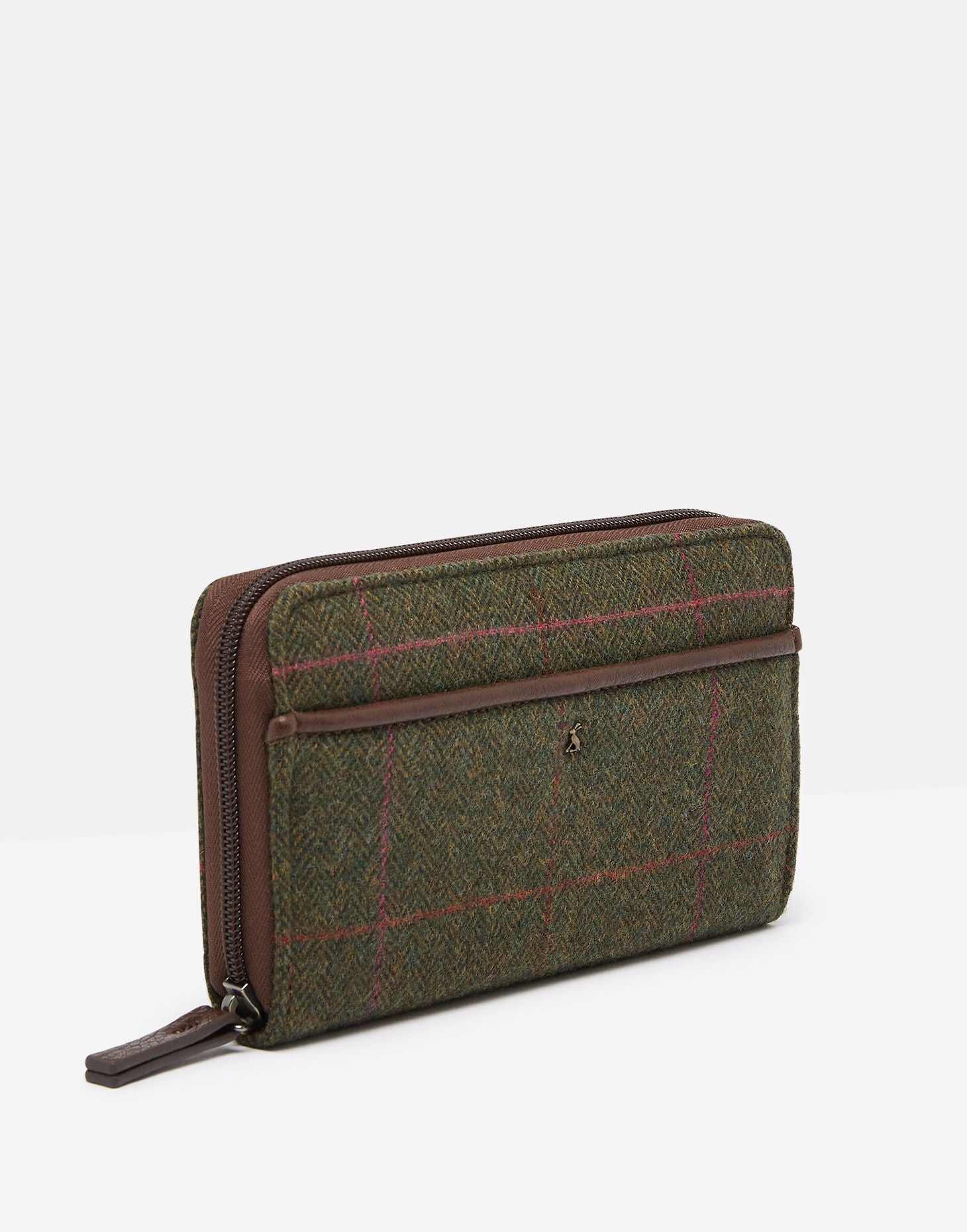 Adeline Tweed Purse - Green Tweed