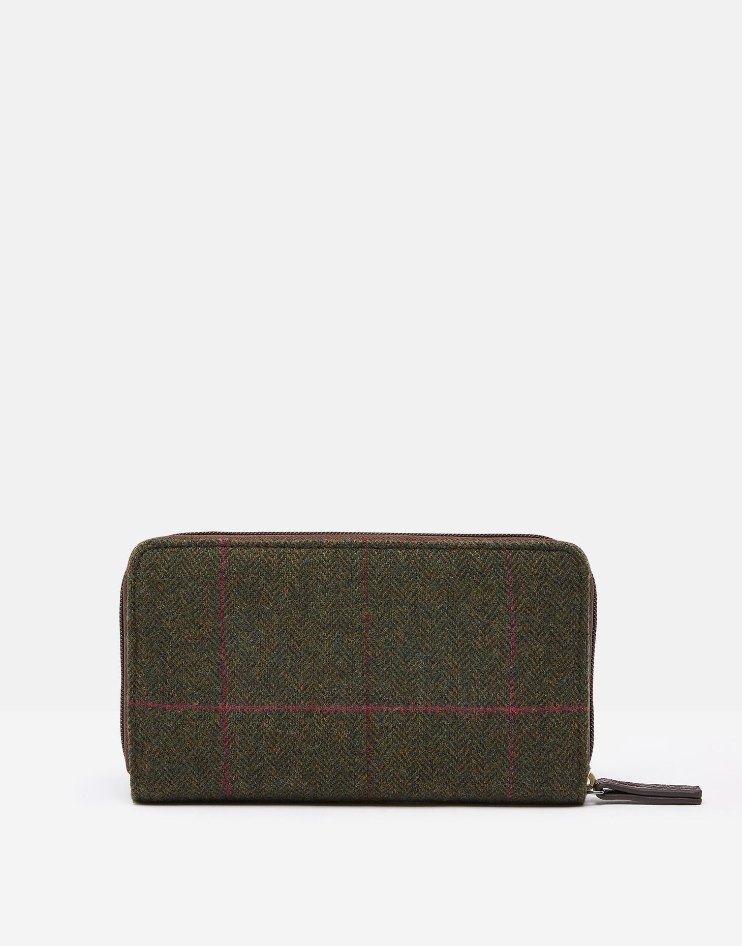 Adeline Tweed Purse - Green Tweed