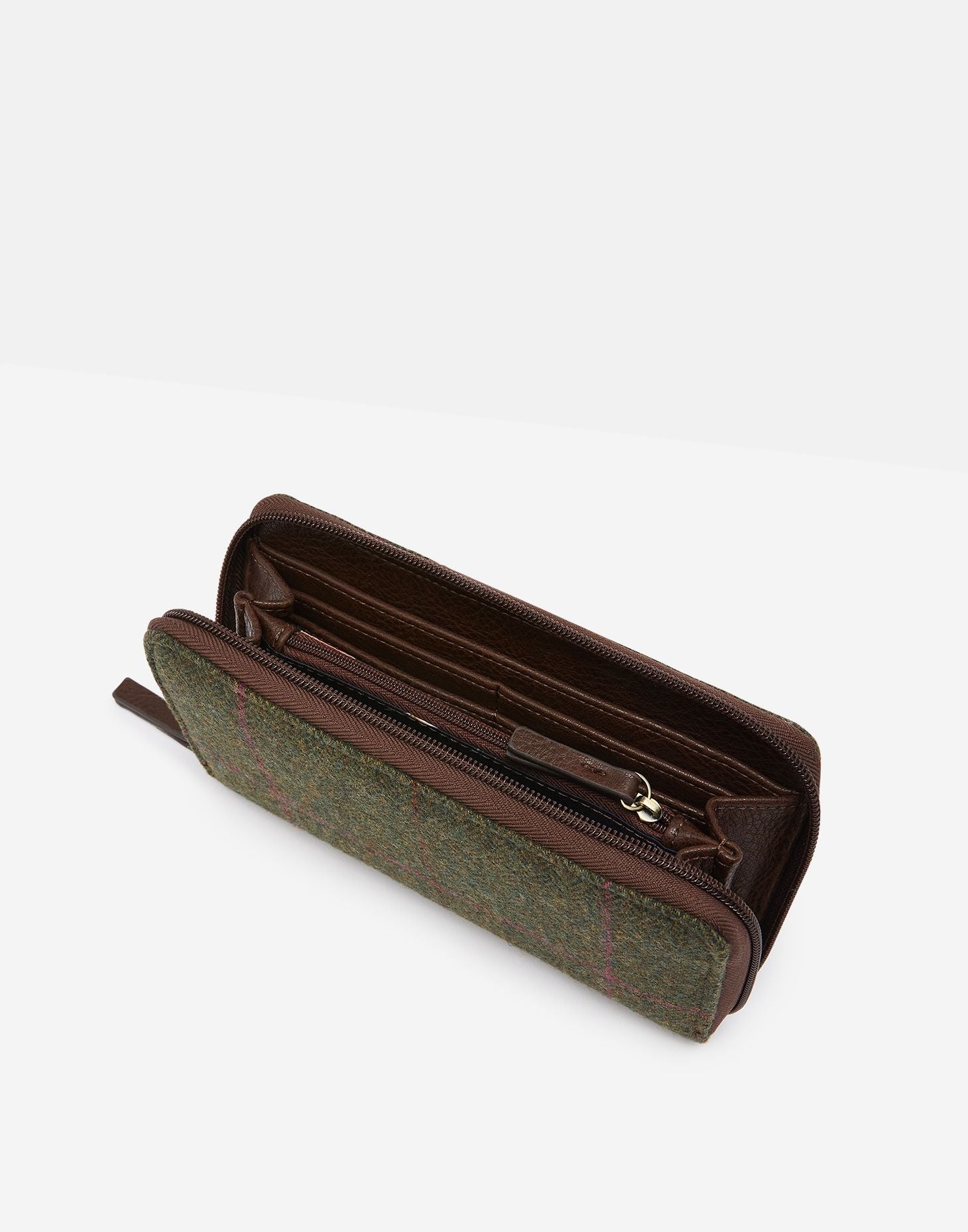 Adeline Tweed Purse - Green Tweed