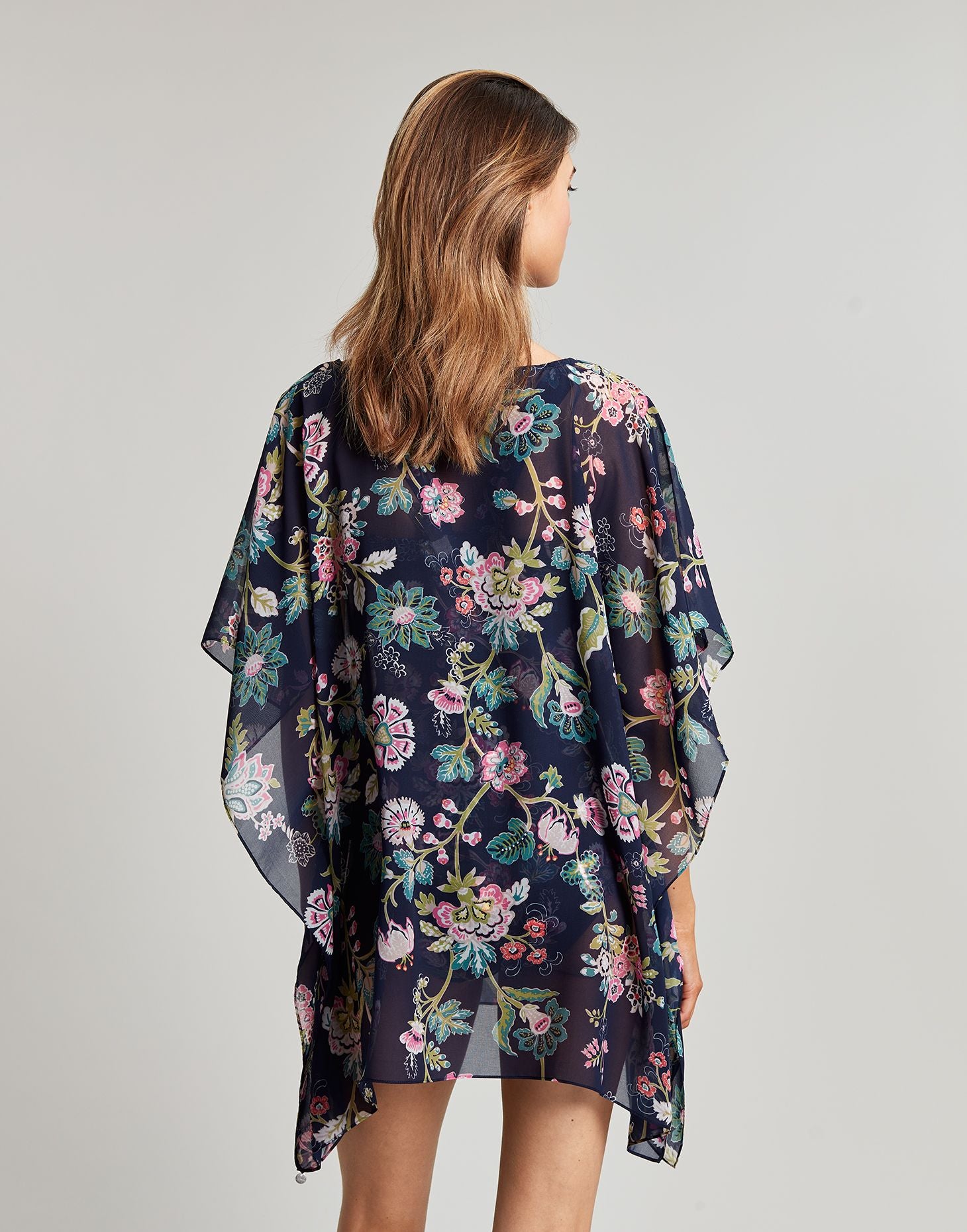 Rosanna Cover Up - Navy Floral