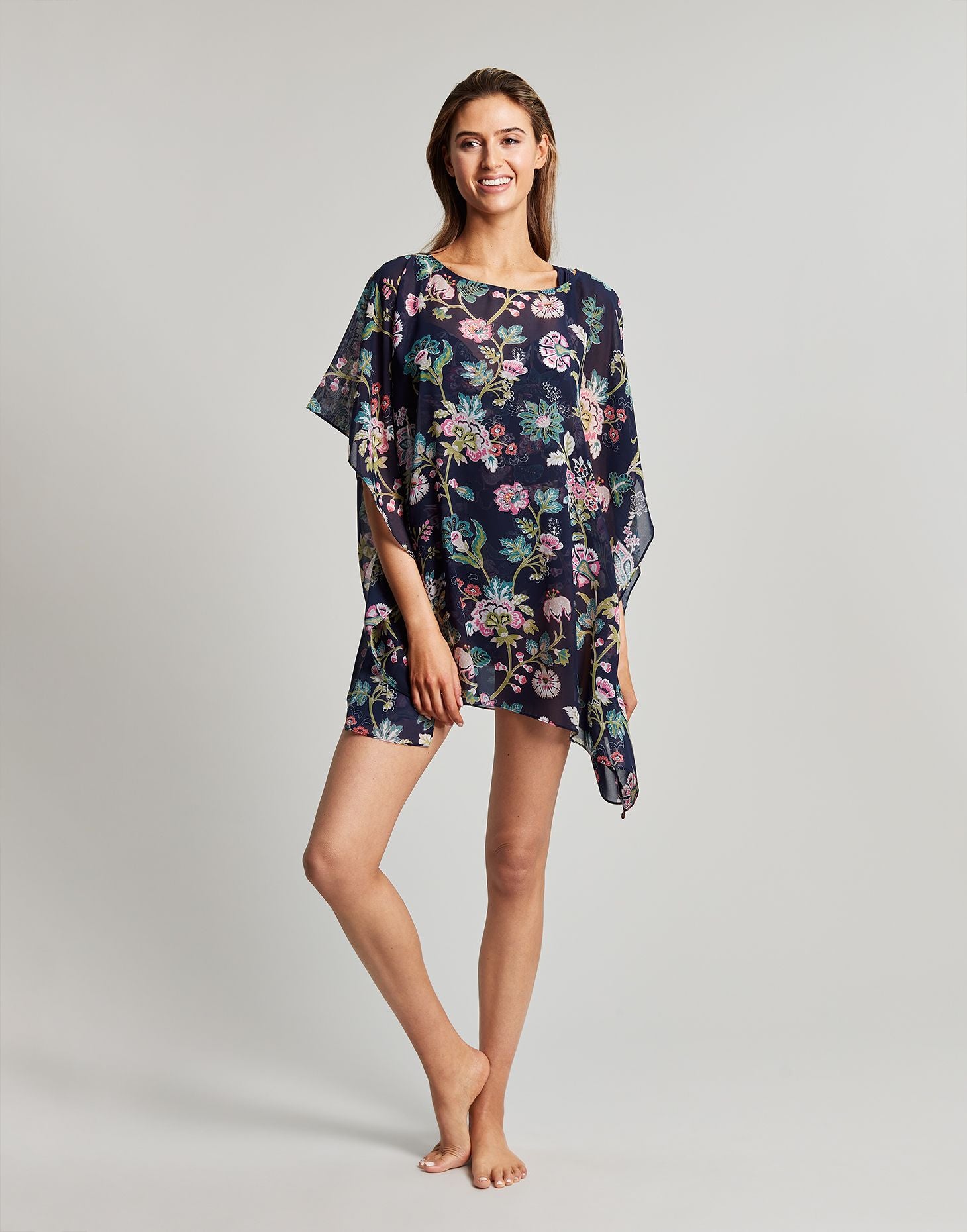 Rosanna Cover Up - Navy Floral