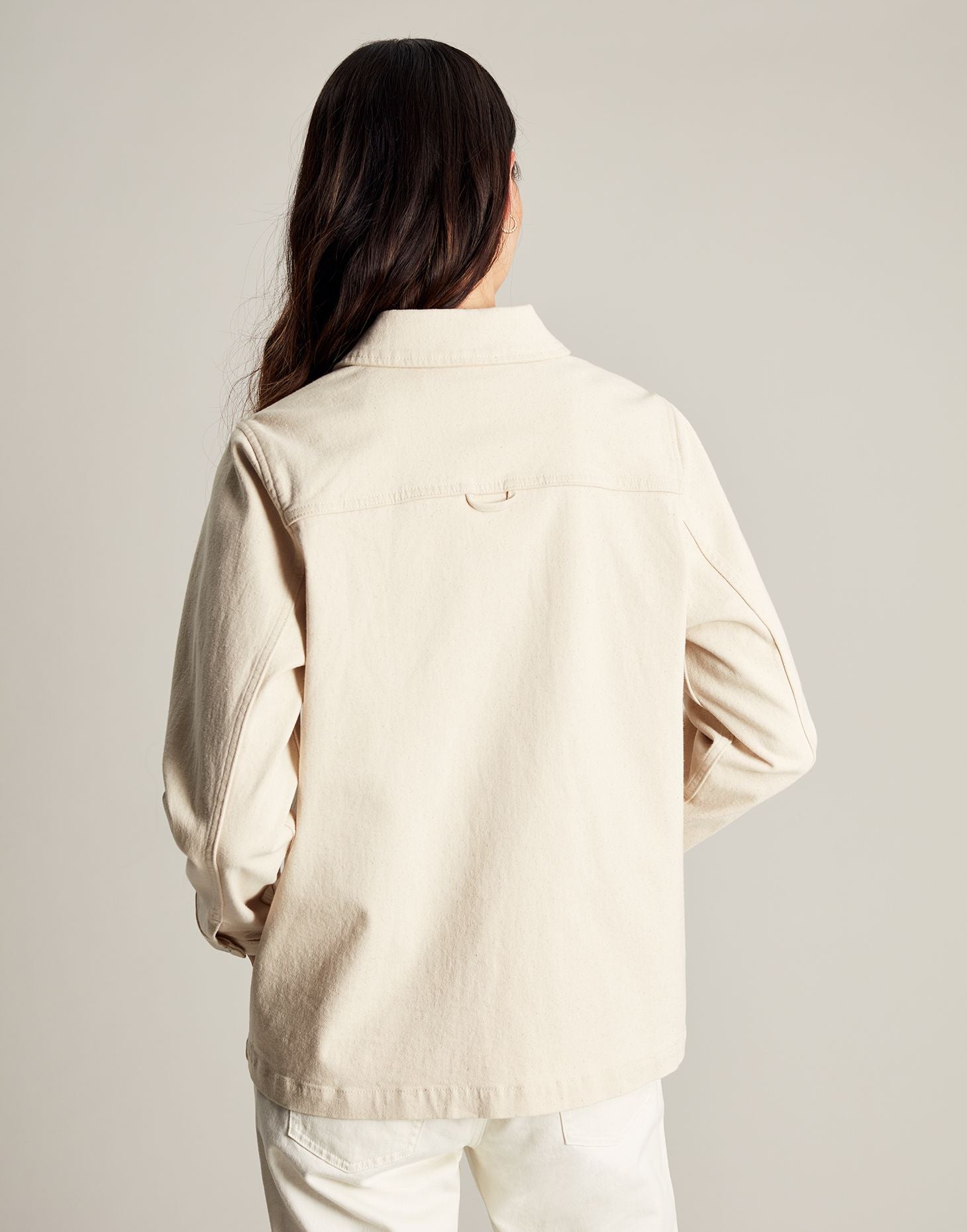 Alice Denim Jacket - Ecru