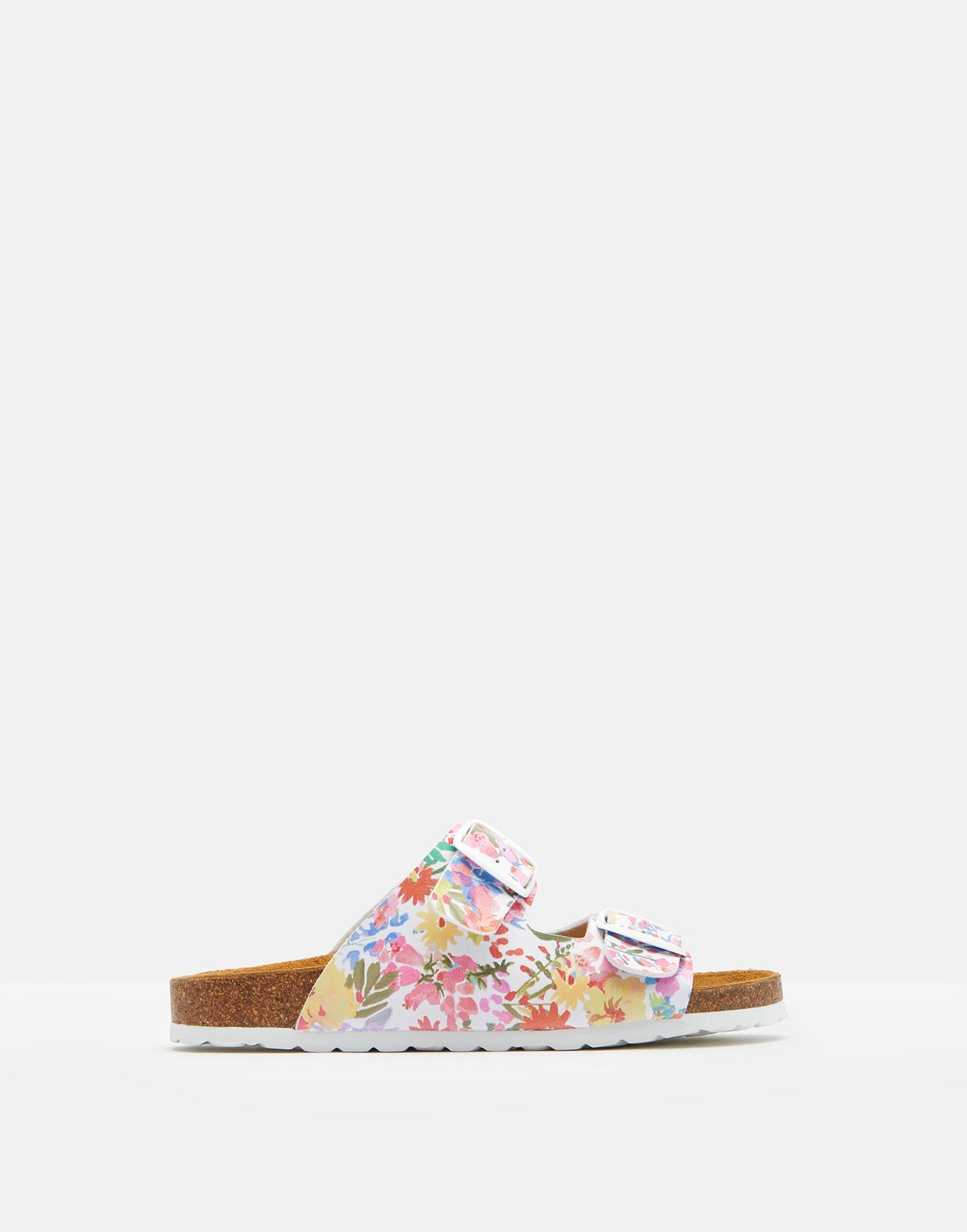 Penley Printed Slider Sandal - White Meadow