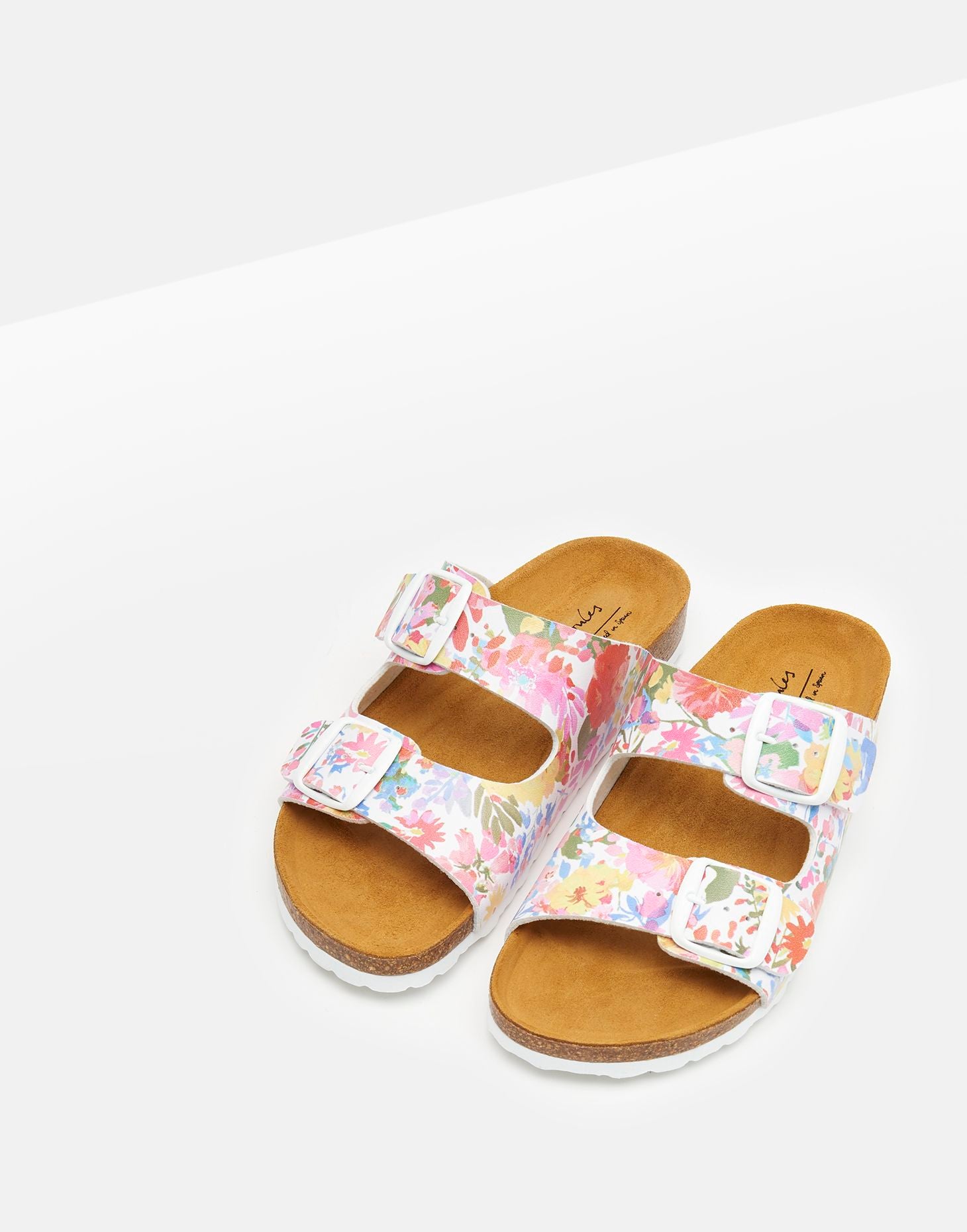 Penley Printed Slider Sandal - White Meadow