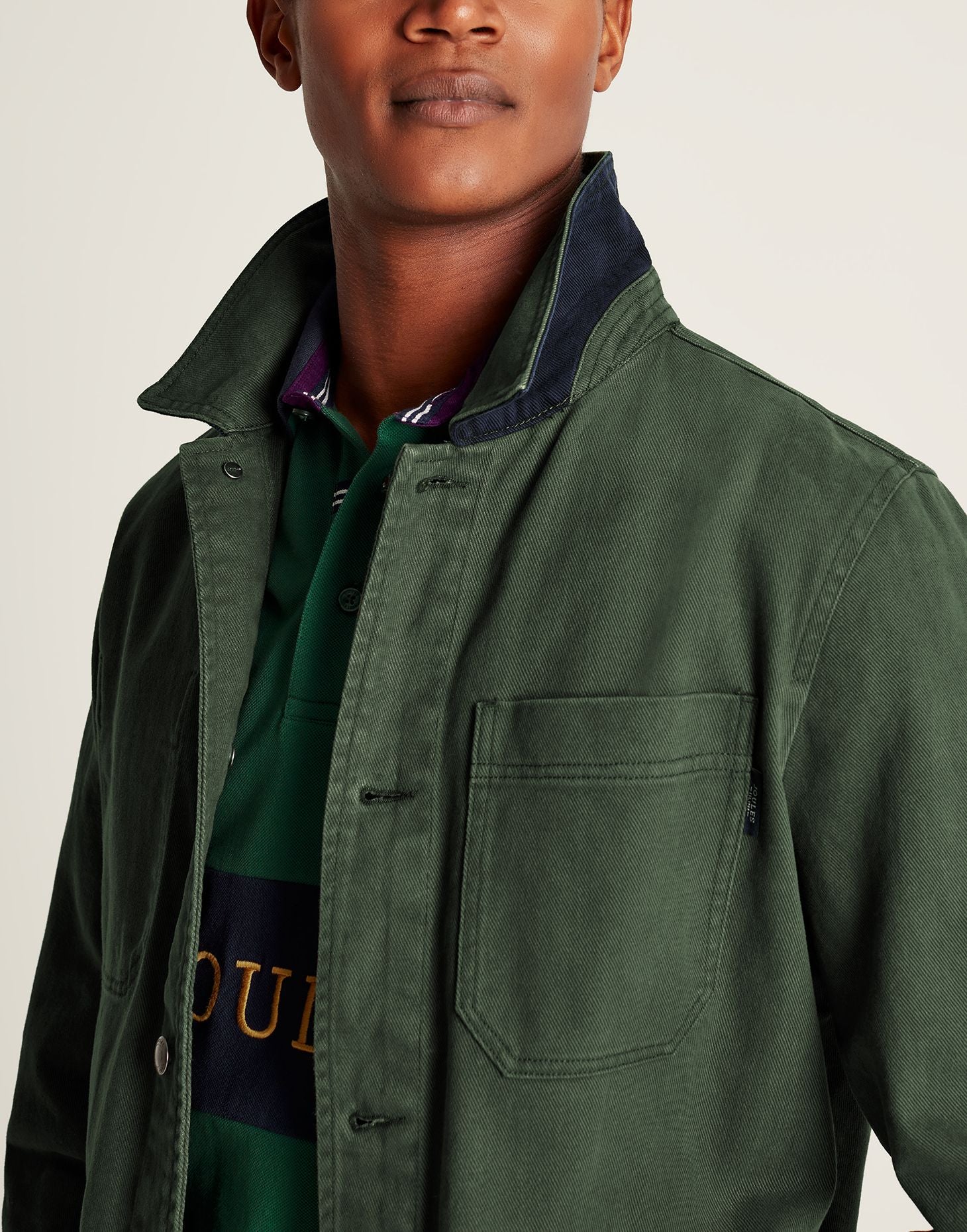 Lindell Multi Pocket Woven Jacket - Dark Green