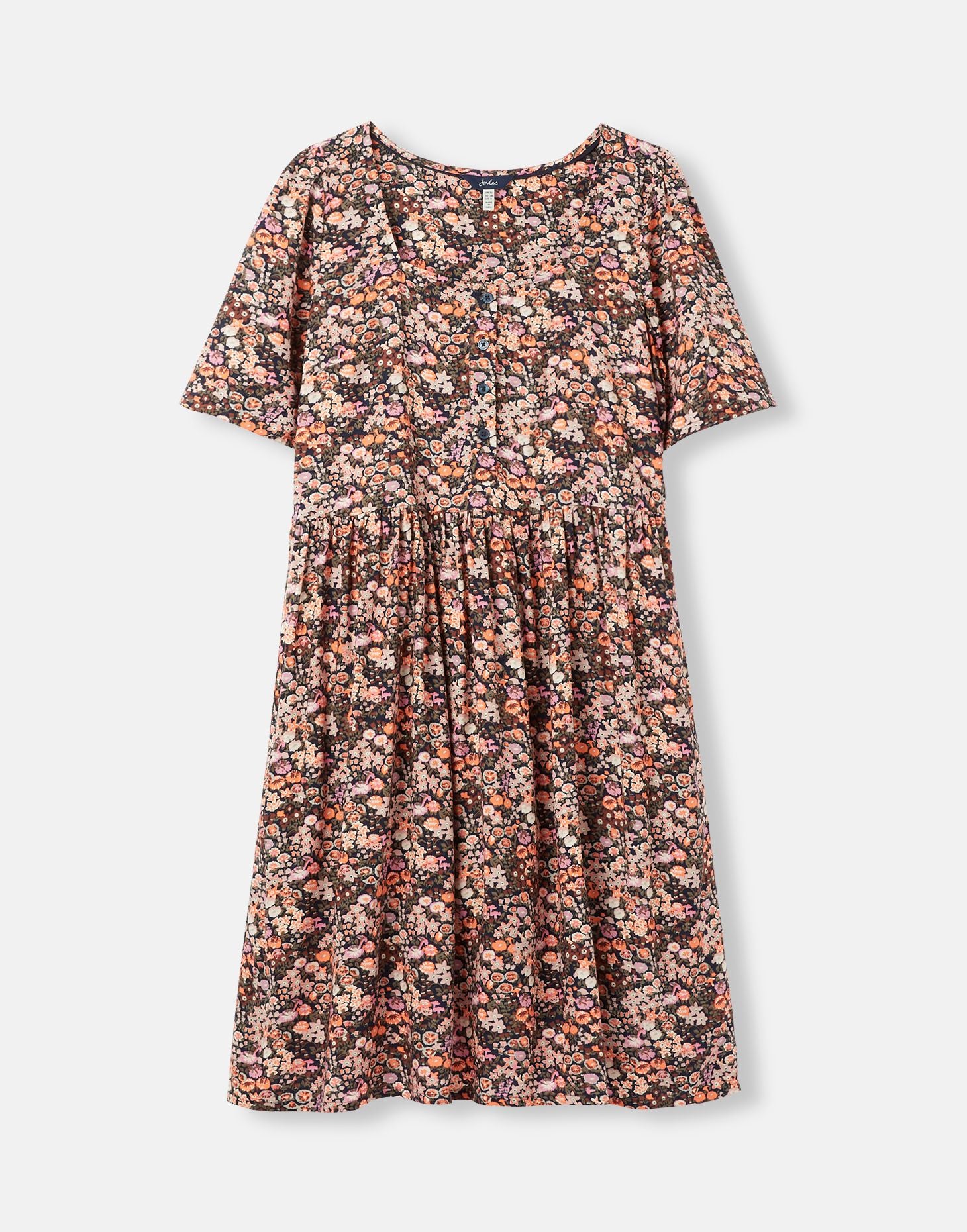 Norah Square Neck Dress - Multi Floral