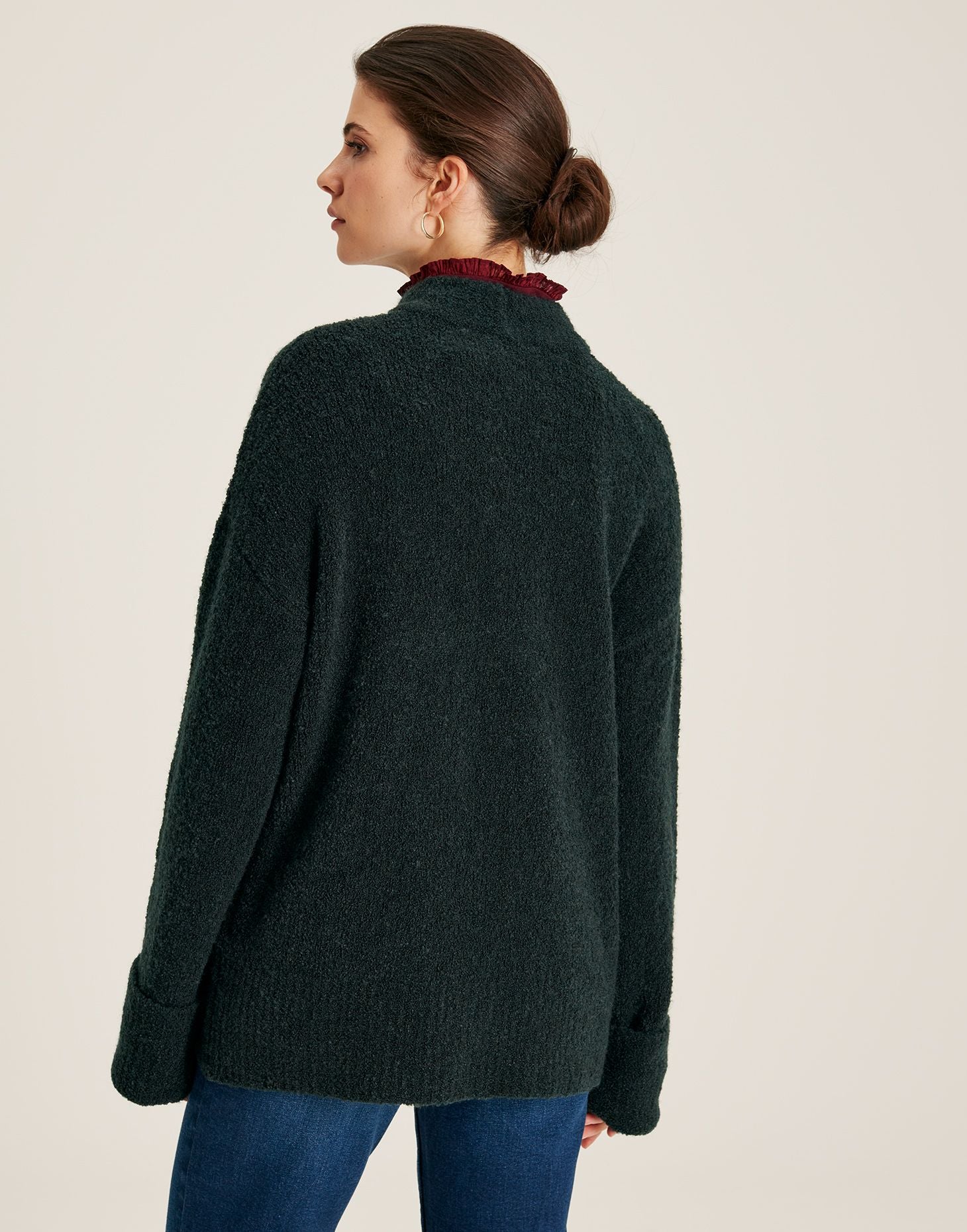 Bea Boucle Jumper - Green