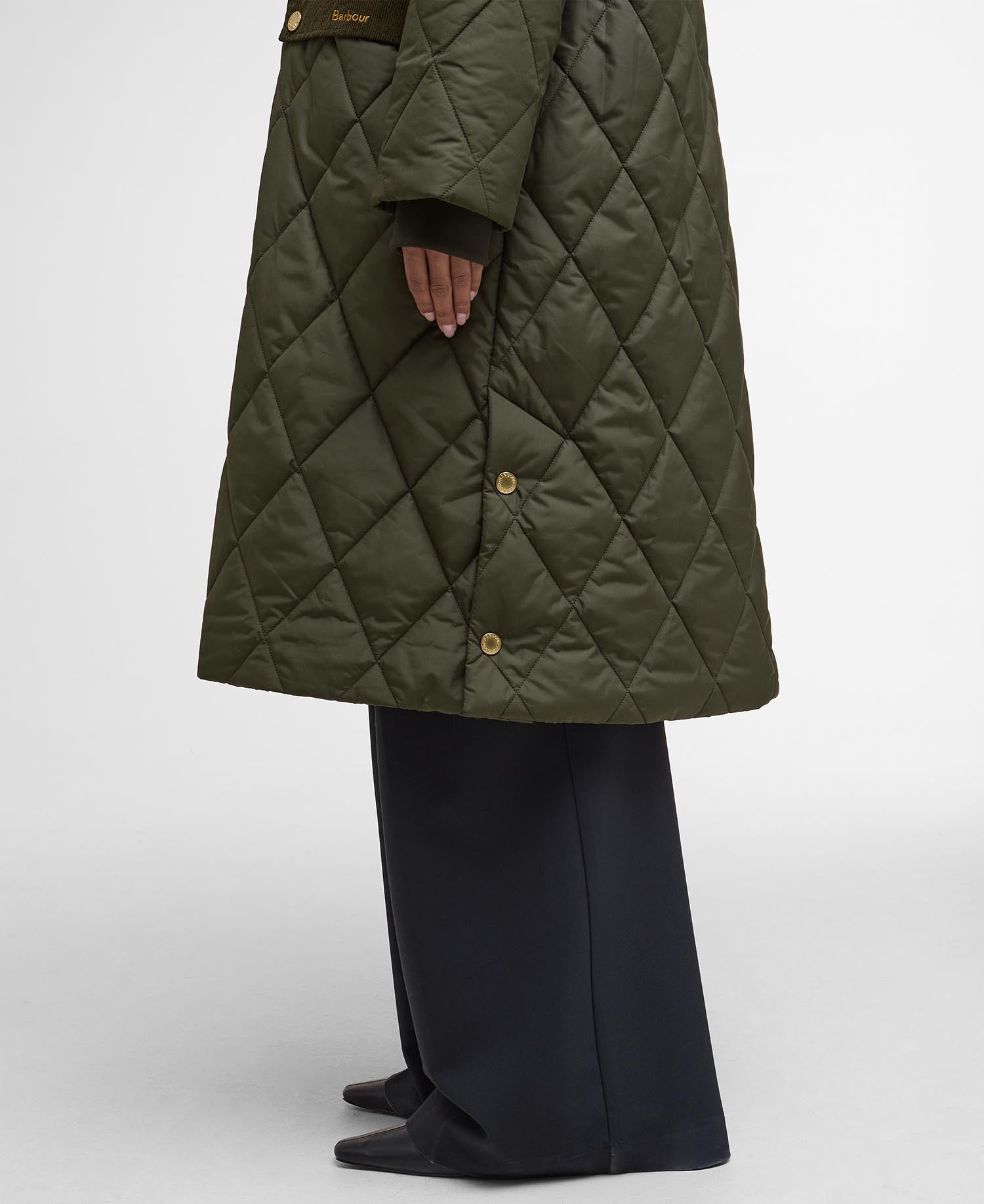 Meredith Quilted Jacket - Olive/Ancient Tartan
