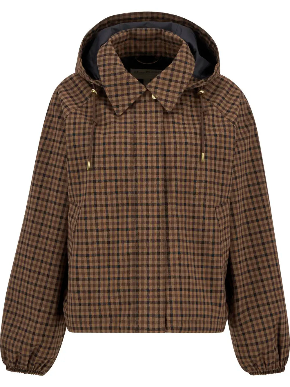 Audrey Showerproof Jacket - Vicuna Gingham Check