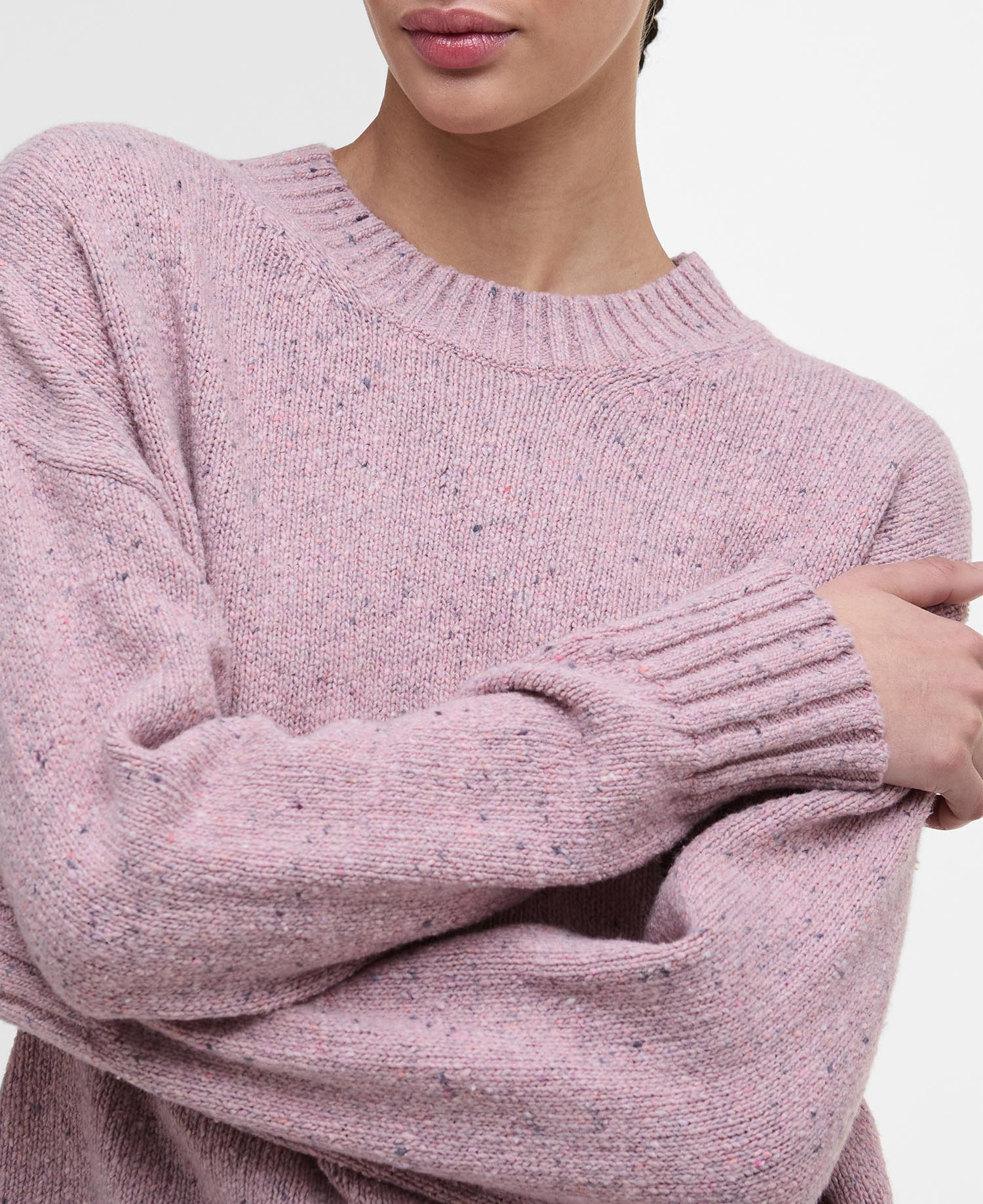 Lavensdale Crew Neck Jumper - Pink Blush