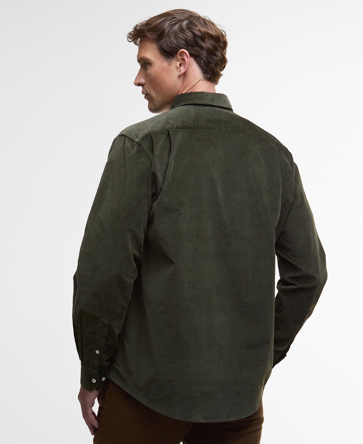 Jesmond Regular Long-Sleeved Shirt - Olive