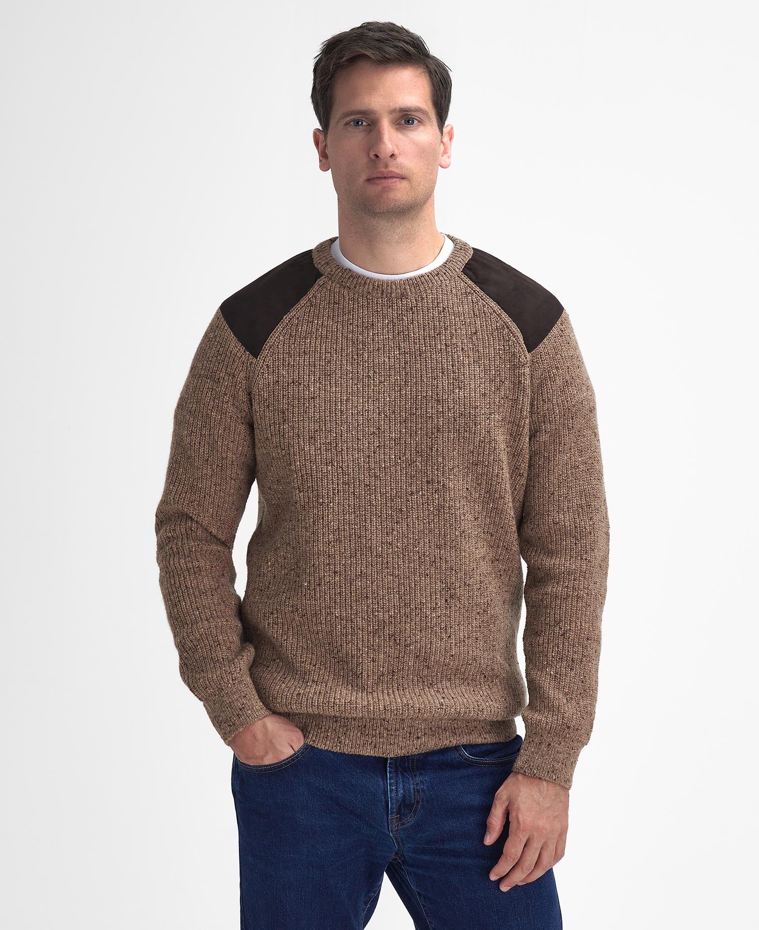 Raisthorpe Crew Neck Jumper - Stone