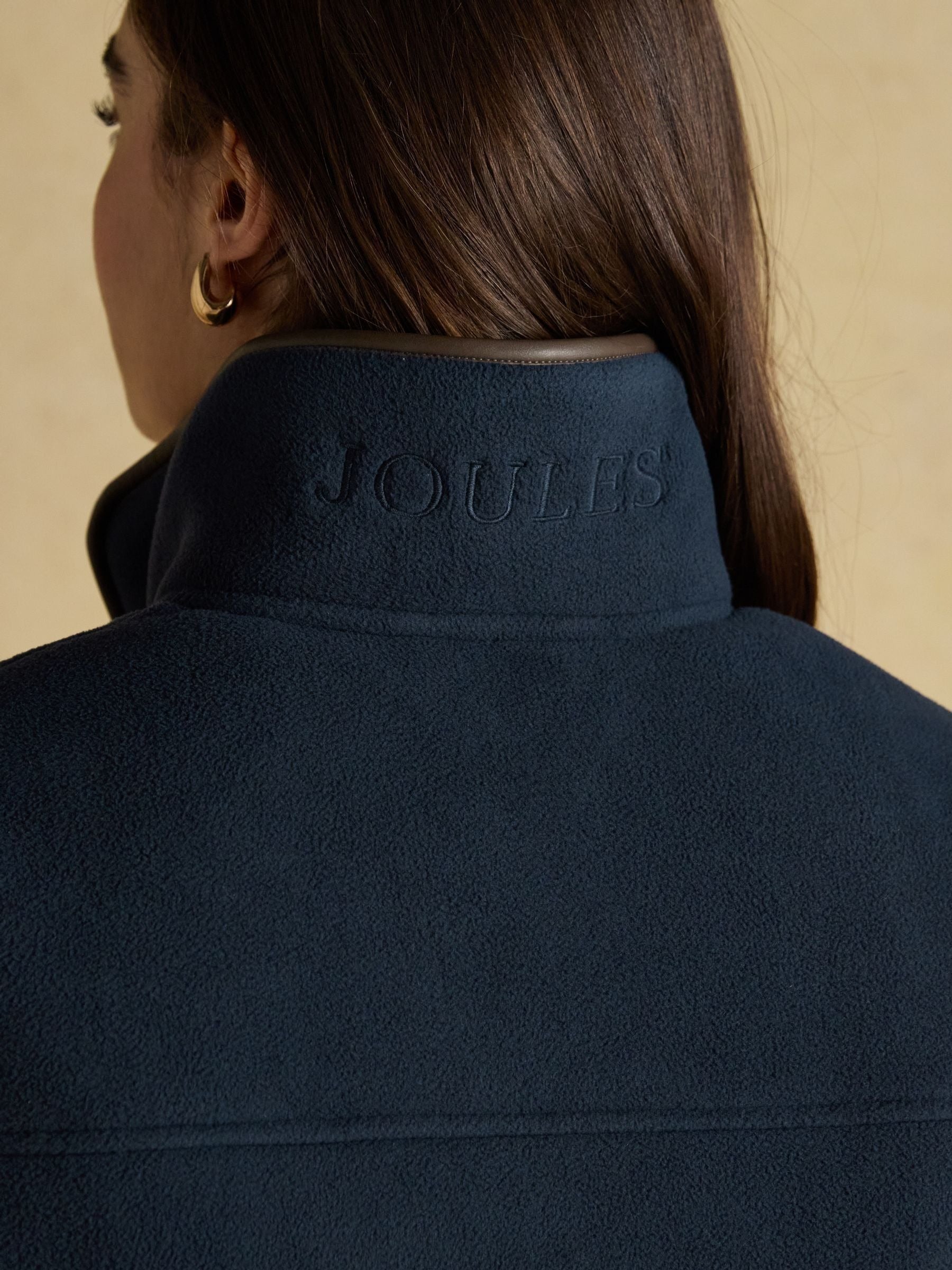 Heritage Navy Quarter Zip Fleece