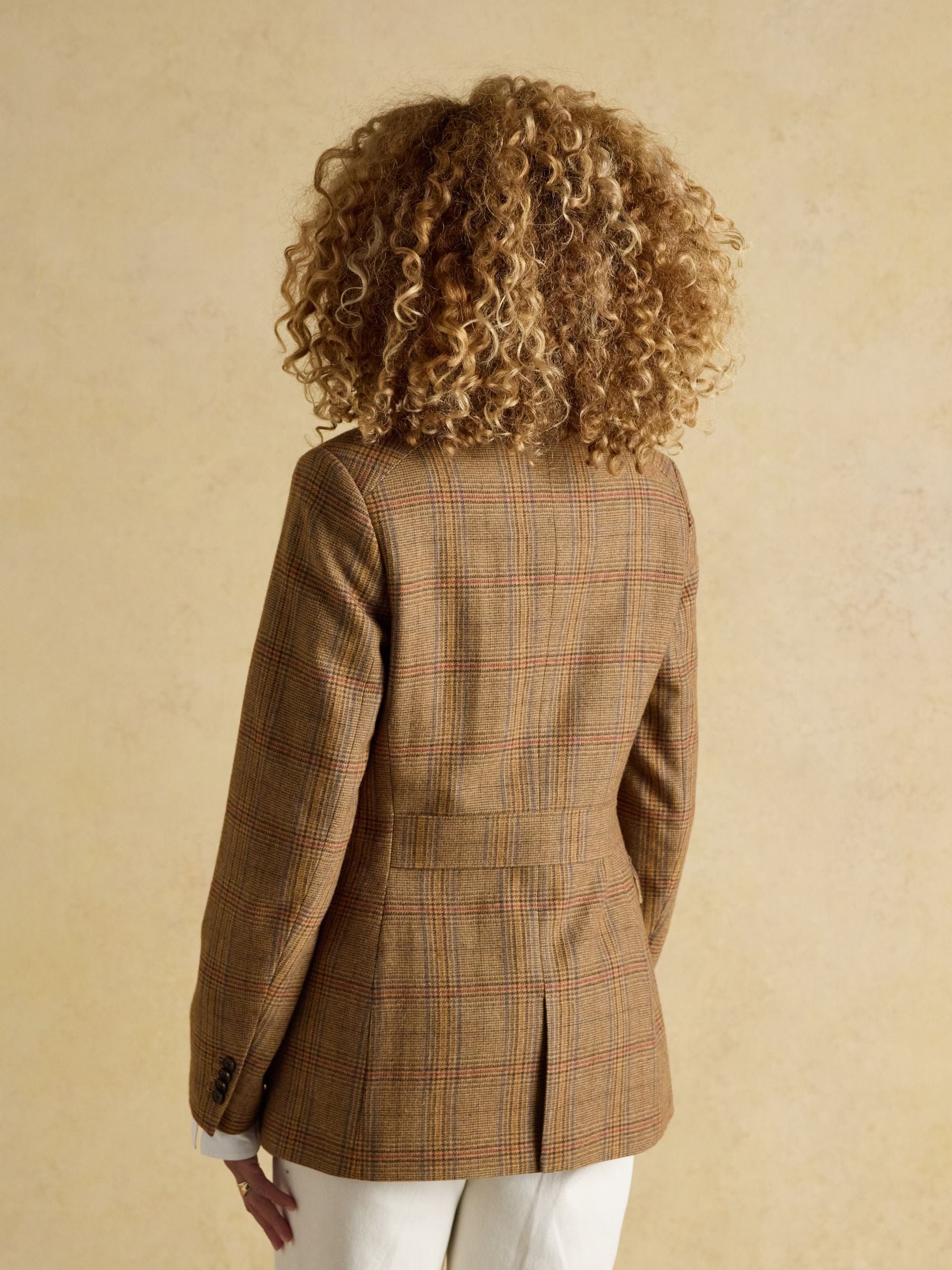 Foxley Brown Check Tweed Suit Blazer