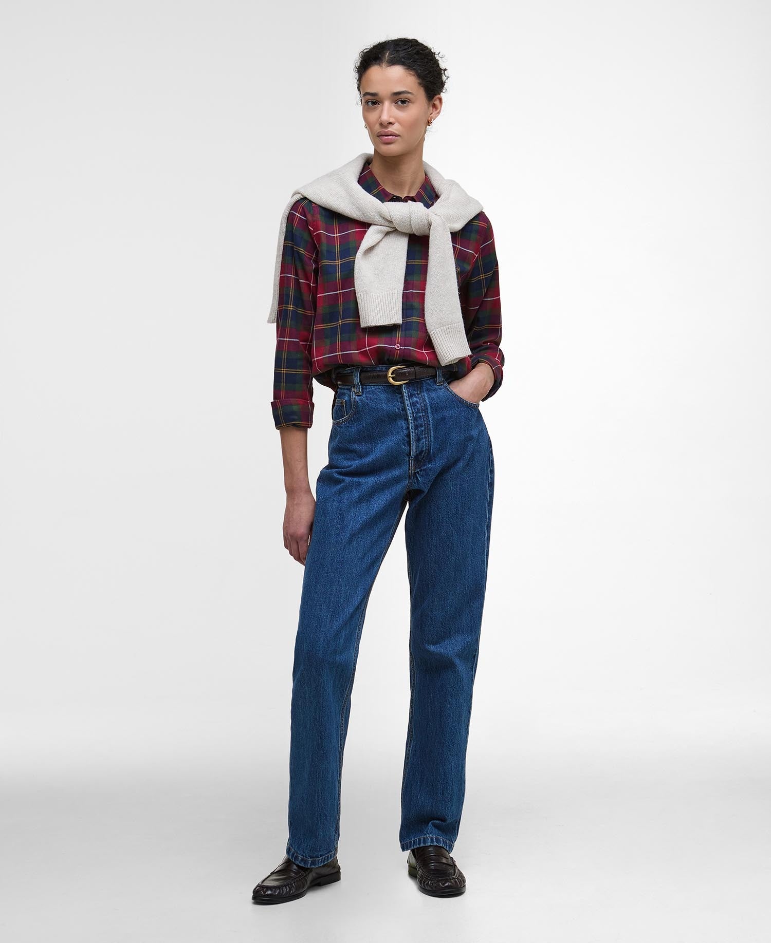 Glades Relaxed Tartan Shirt - Winterberry Tartan