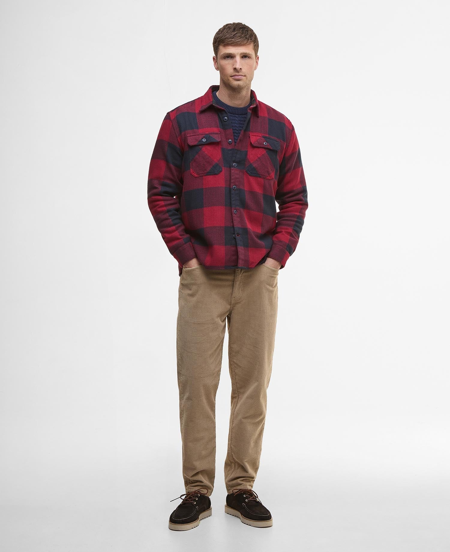 Bertow Relaxed Long-Sleeved Shirt - Navy